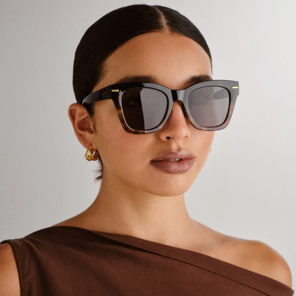 Aire Intergalactic Sunglasses Black Tort Splice