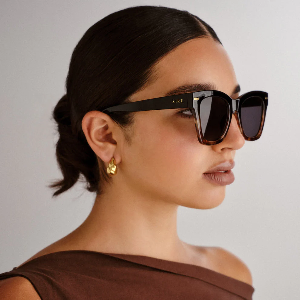 Aire Intergalactic Sunglasses Black Tort Splice - Image 2