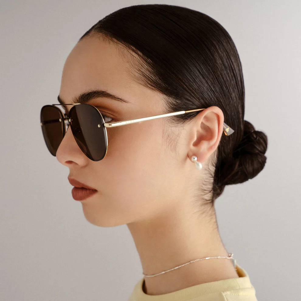 Aire Mirzam Sunglasses Brown Gold - Image 3
