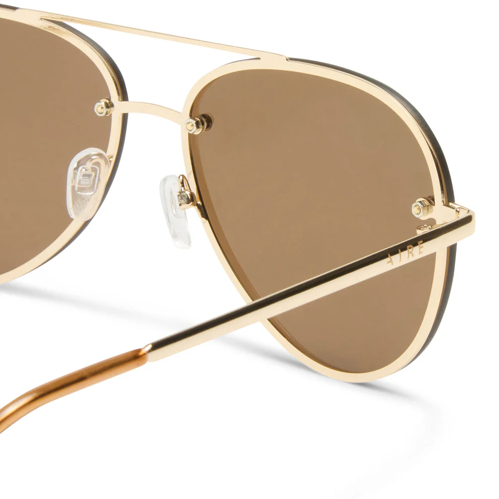 Aire Mirzam Sunglasses Brown Gold - Image 5