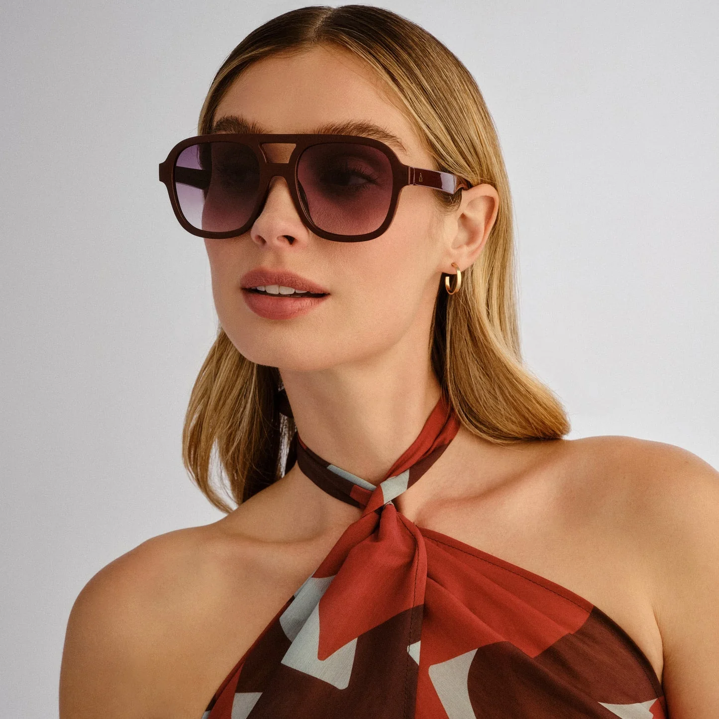 Aire Whirlpool Sunglasses Burgundy - Image 4