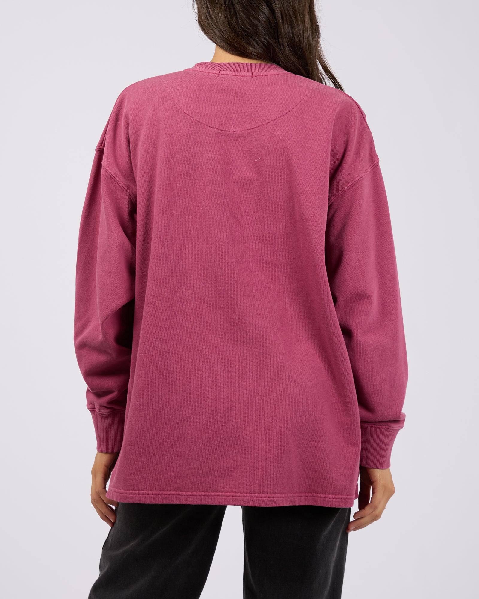 All About Eve AAE Washed Relaxed Crew Blush - Image 6
