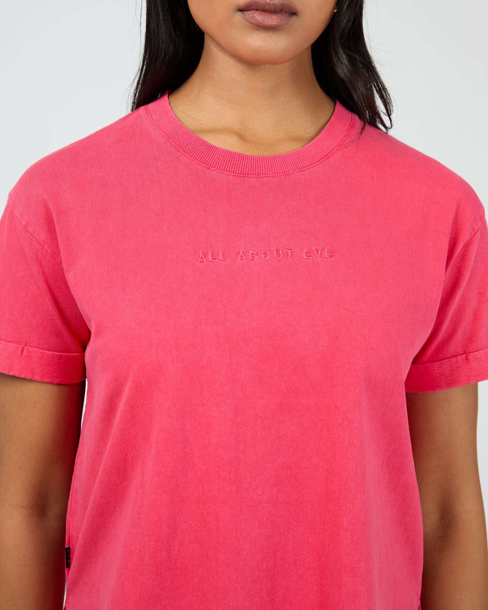 All About Eve AAE Washed Tee Berry - Image 3