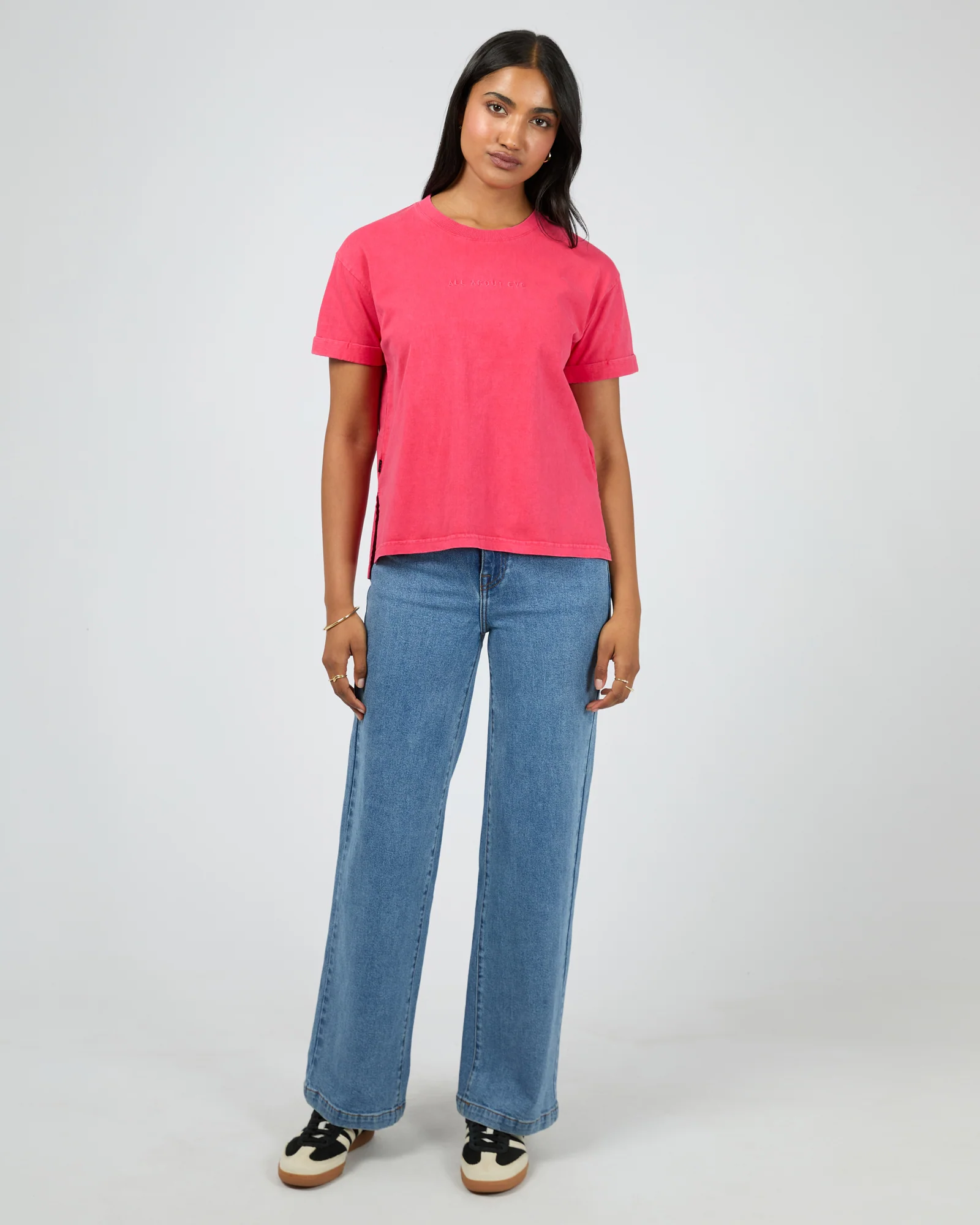 All About Eve AAE Washed Tee Berry - Image 4