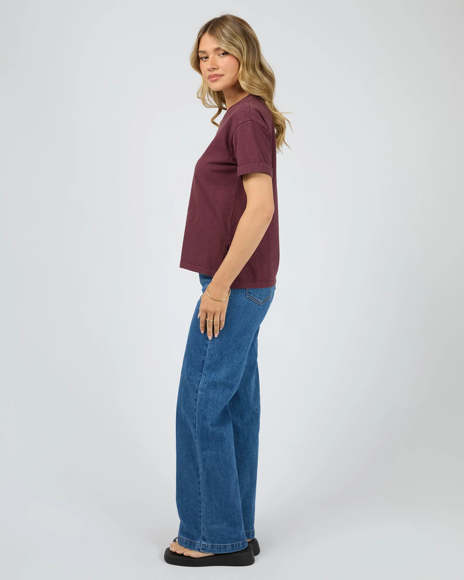 All About Eve AAE Washed Tee Wine - Image 5