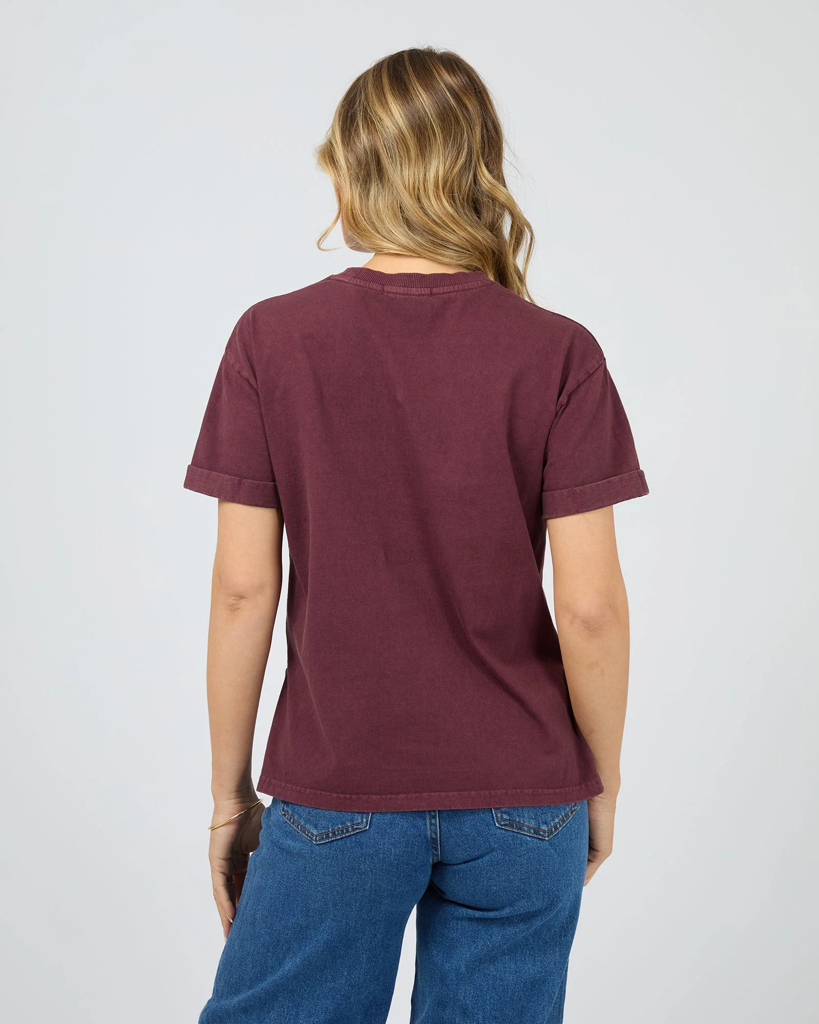 All About Eve AAE Washed Tee Wine - Image 6
