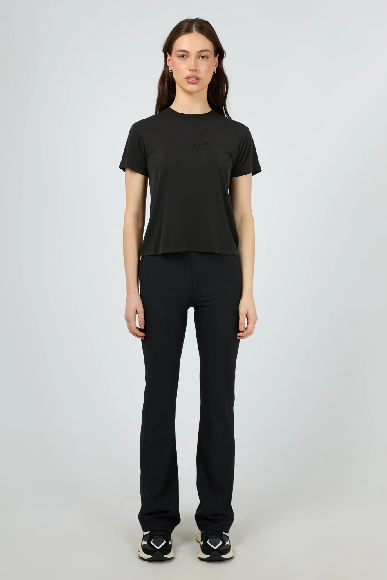 All About Eve Active Rib Flare Legging Black - Image 2