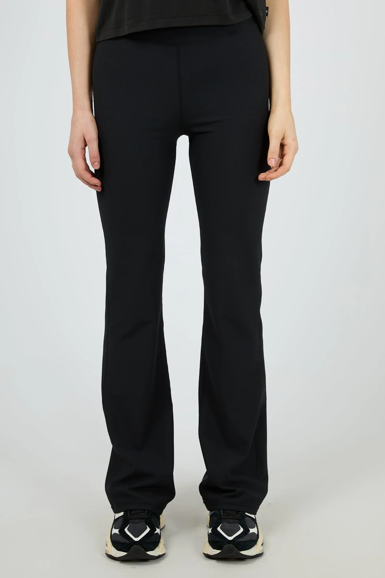 All About Eve Active Rib Flare Legging Black - Image 4