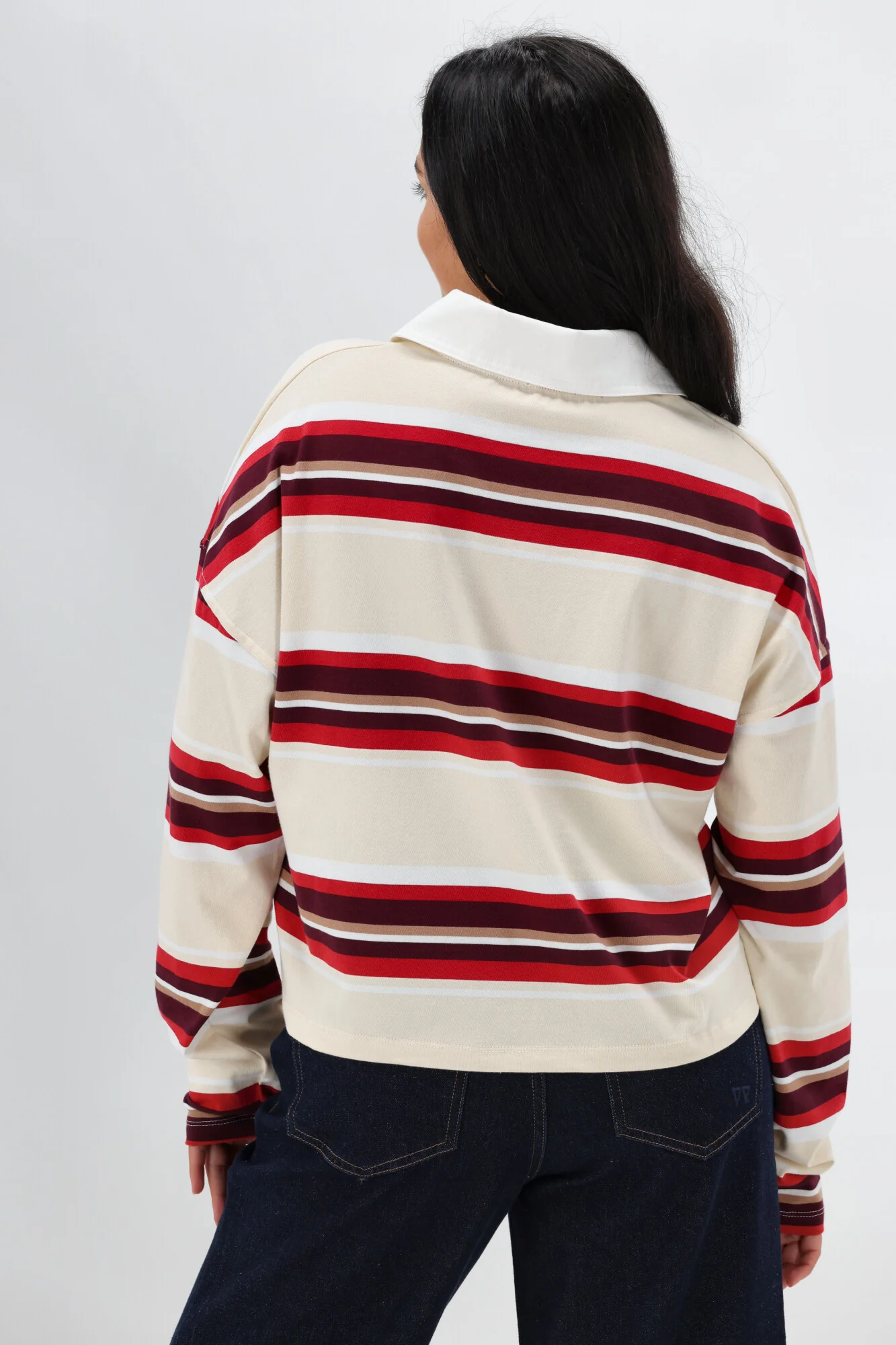All About Eve Addison Rugby Top Berry - Image 6
