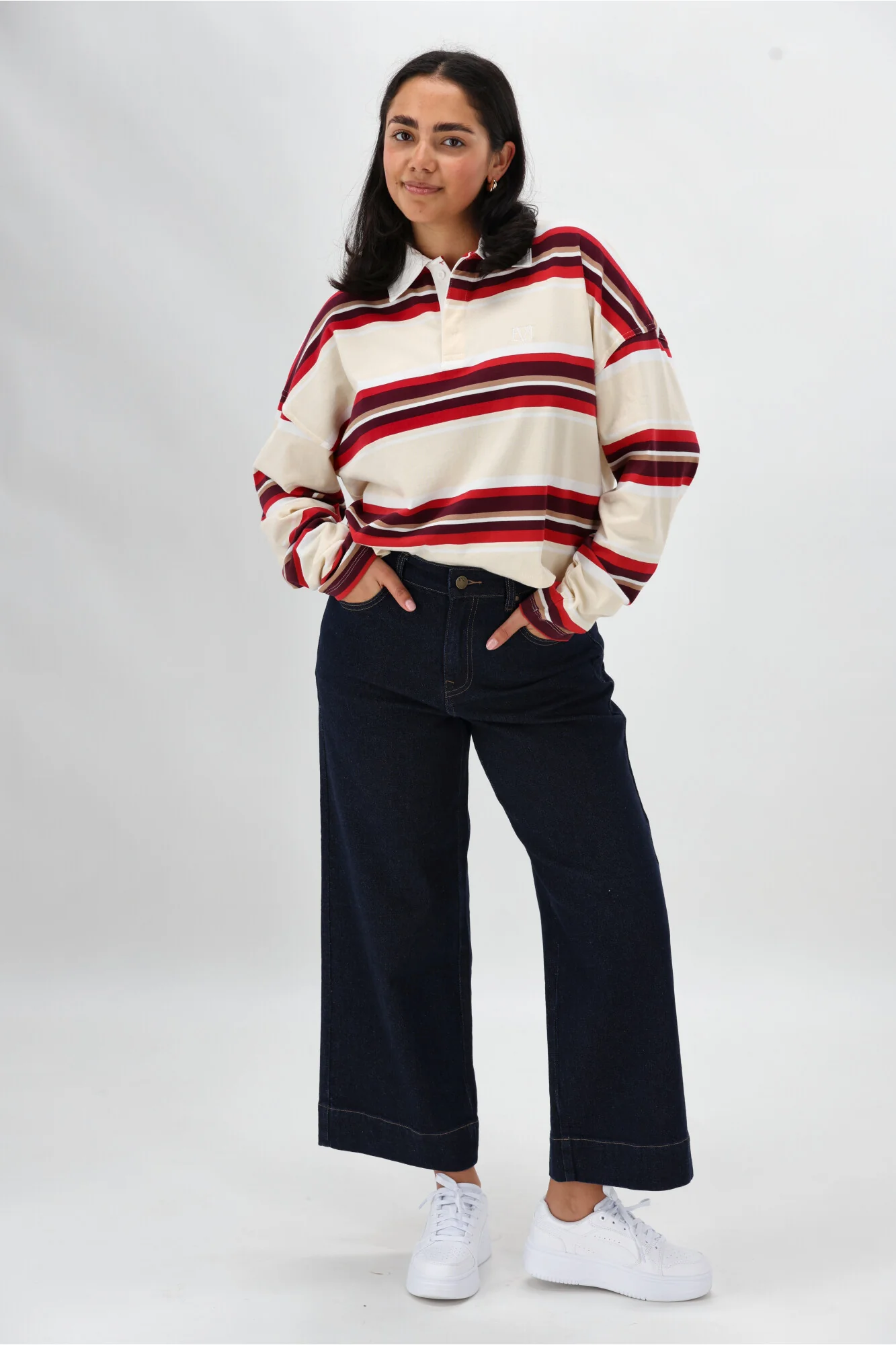 All About Eve Addison Rugby Top Berry - Image 7