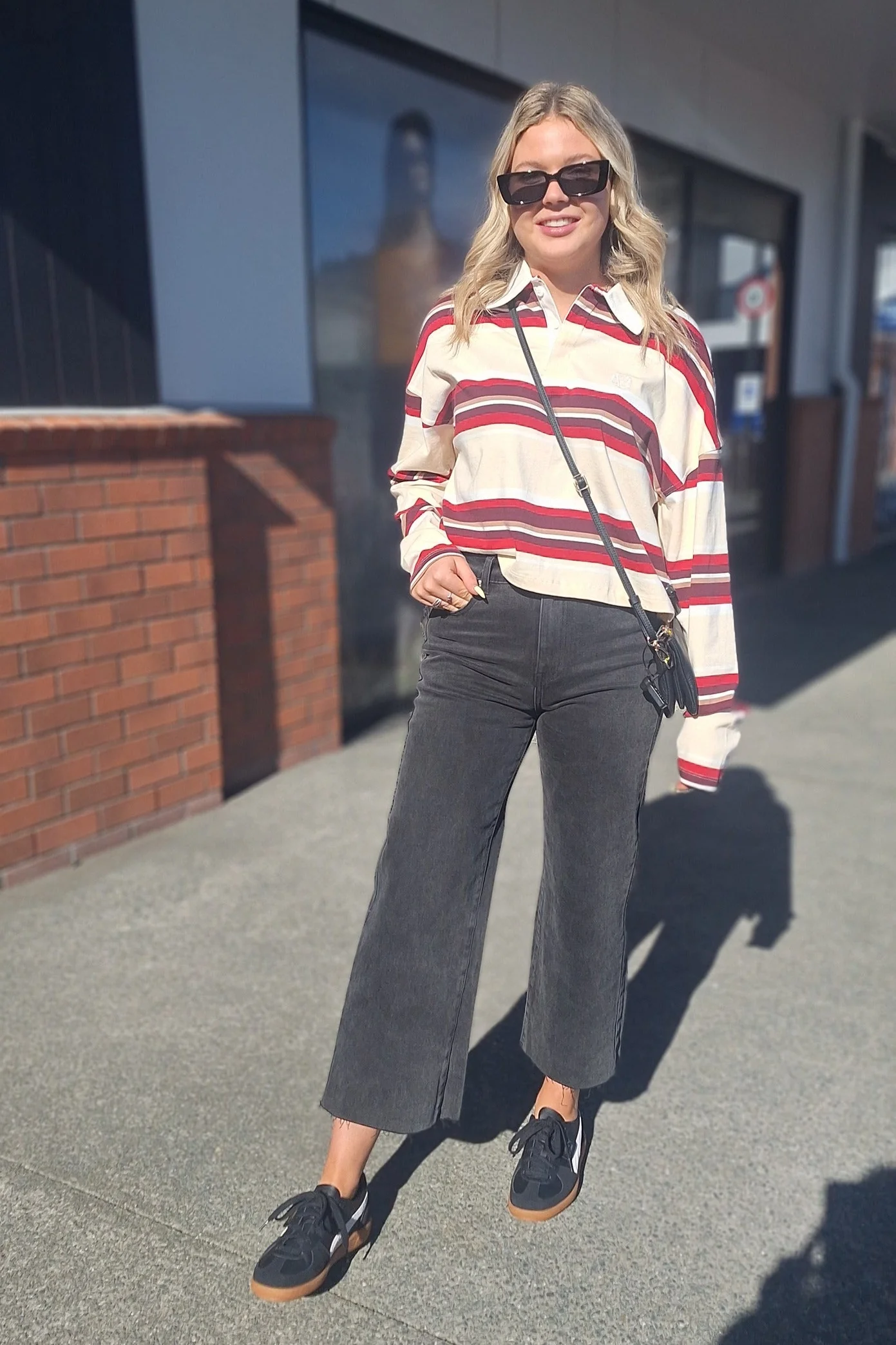 All About Eve Addison Rugby Top Berry - Image 8