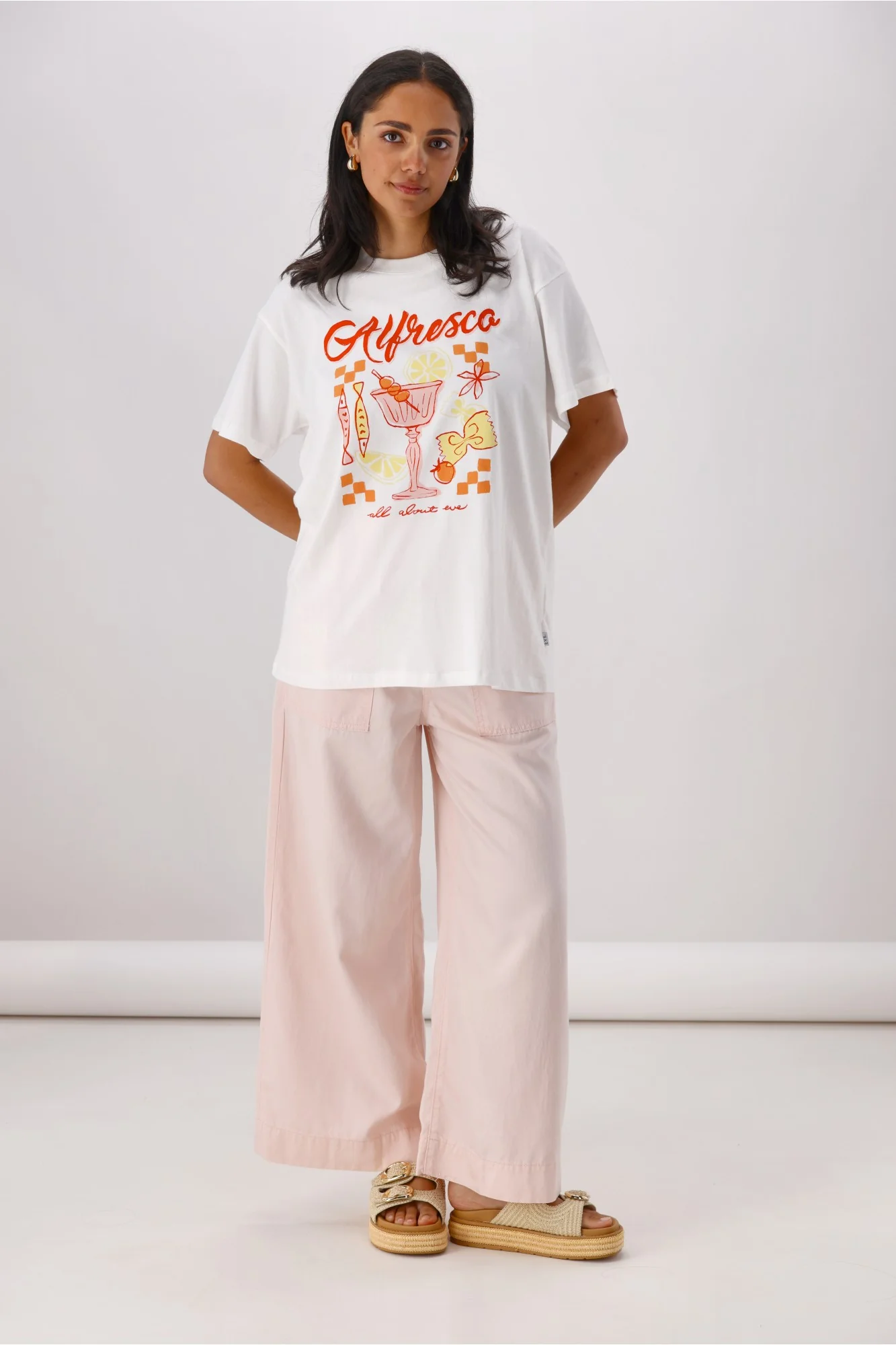 All About Eve Alfresco Tee Vintage White - Image 6