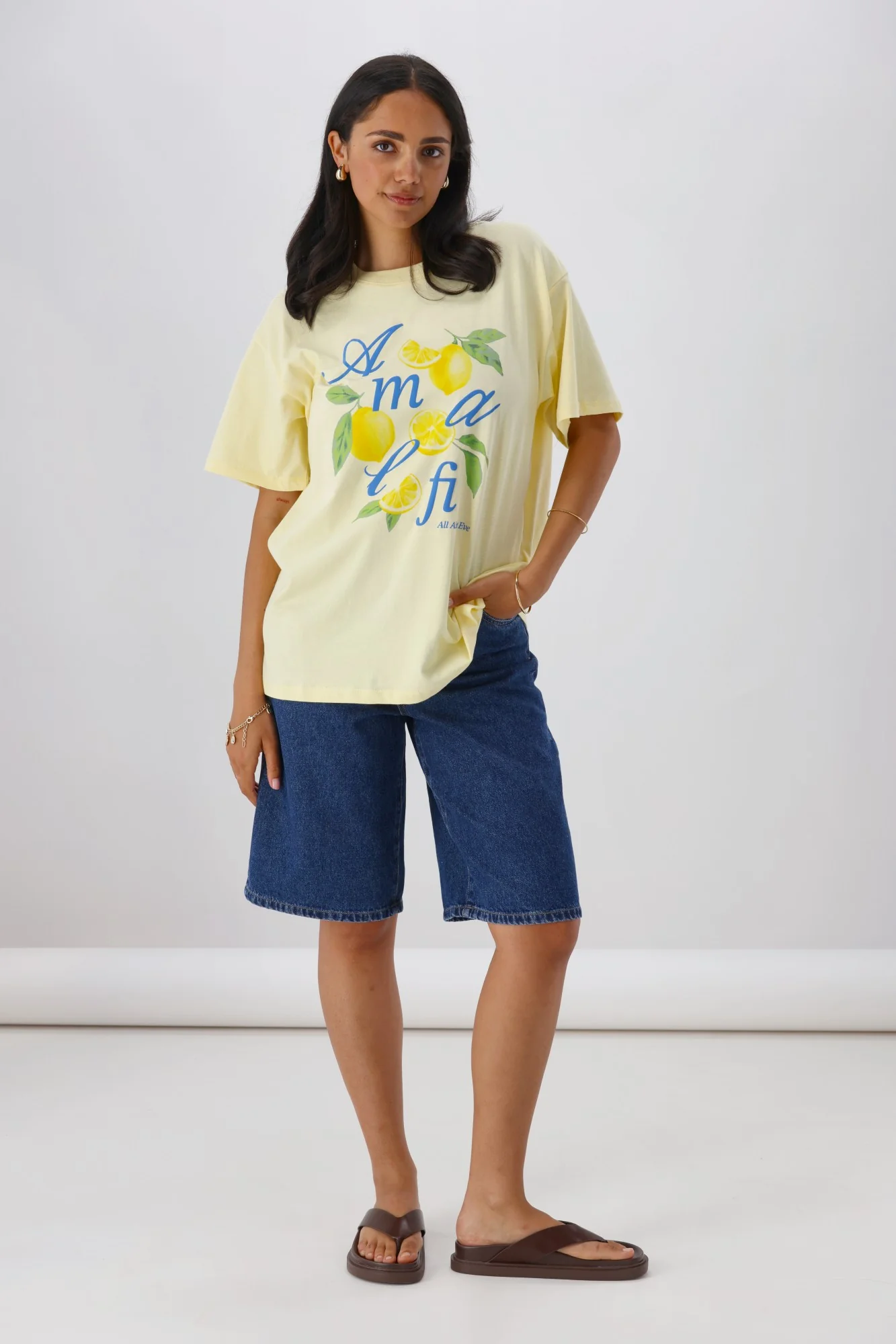 All About Eve Amalfi Tee Yellow - Image 3