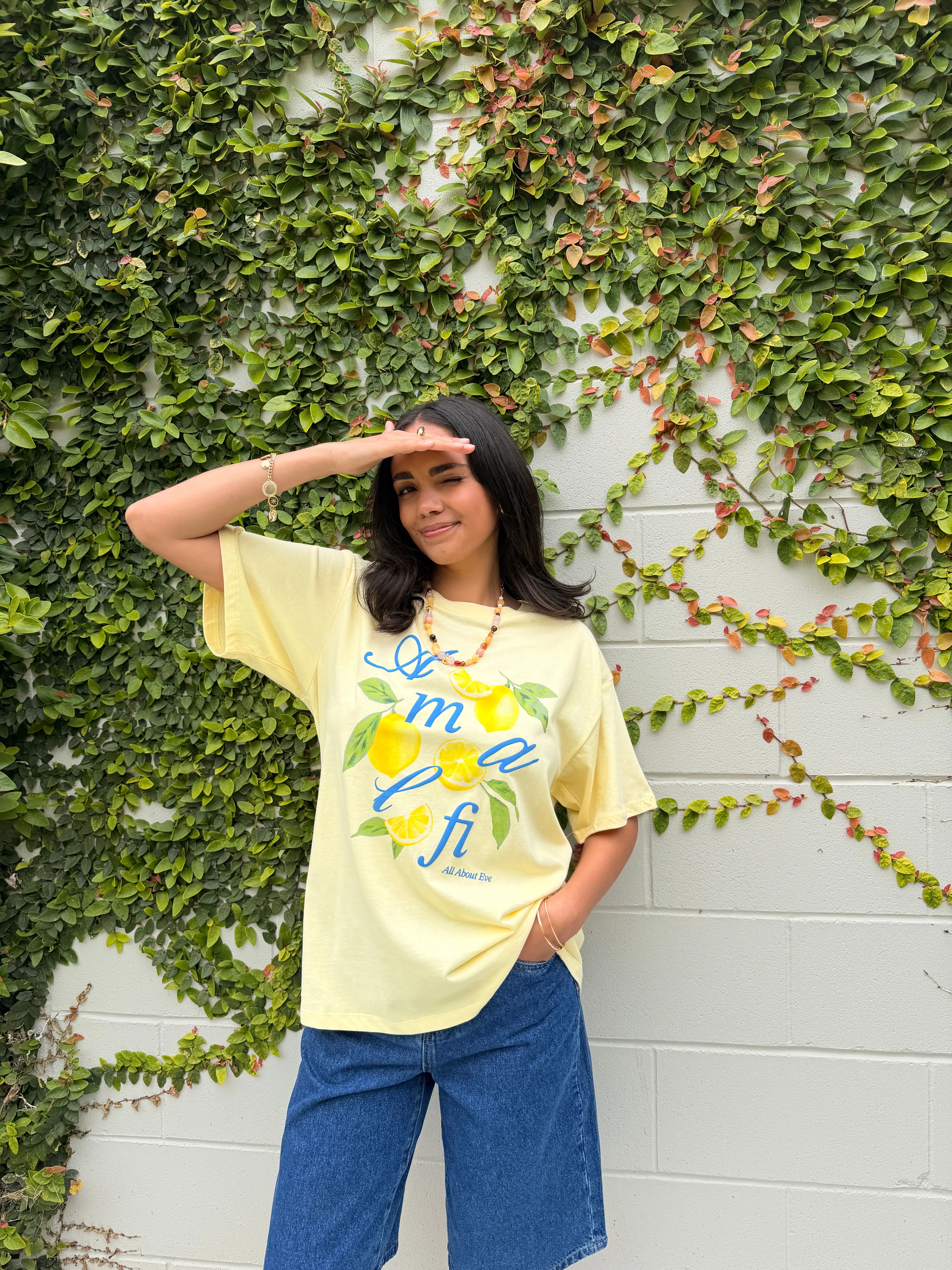 All About Eve Amalfi Tee Yellow - Image 4