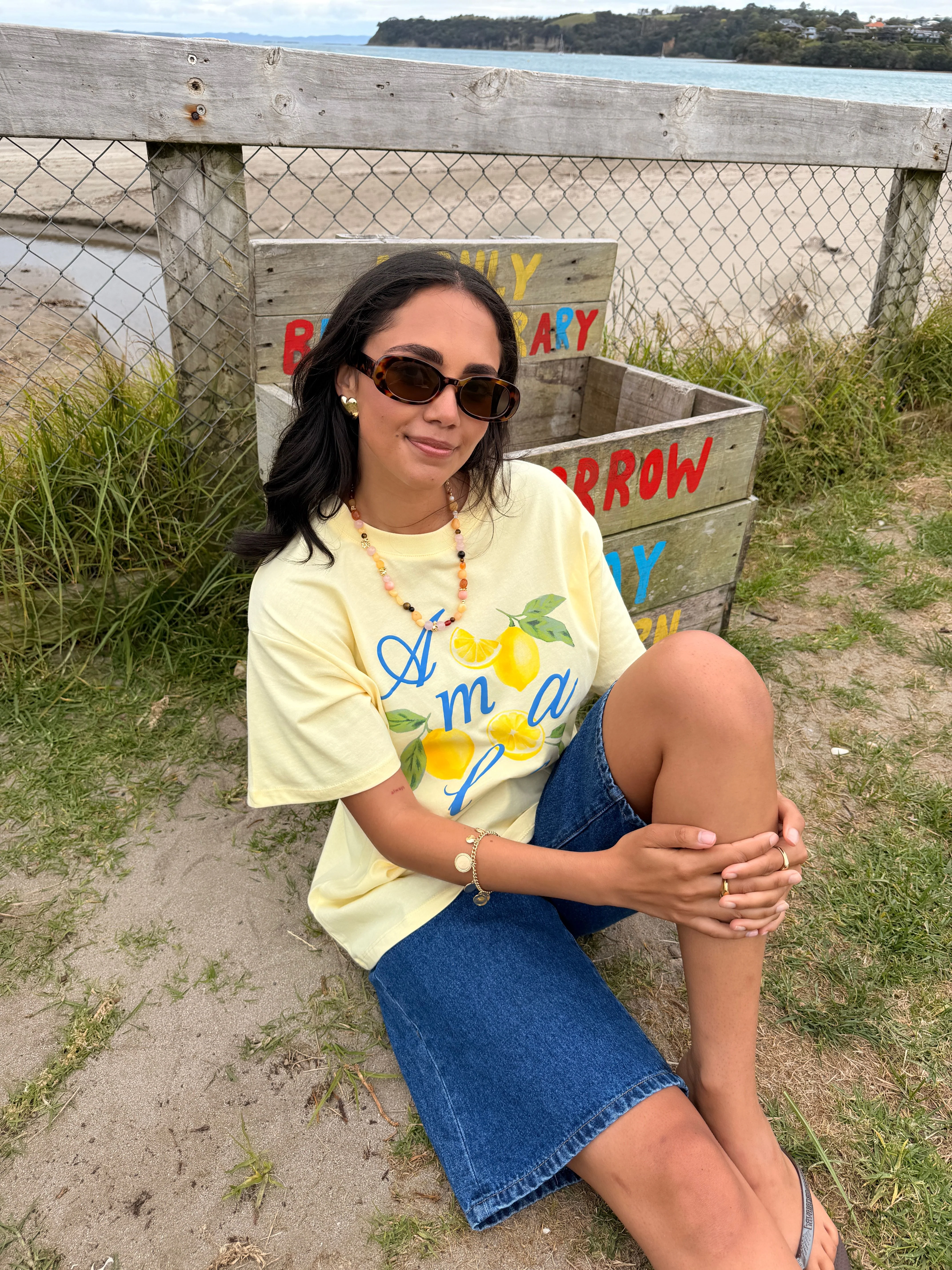 All About Eve Amalfi Tee Yellow - Image 7