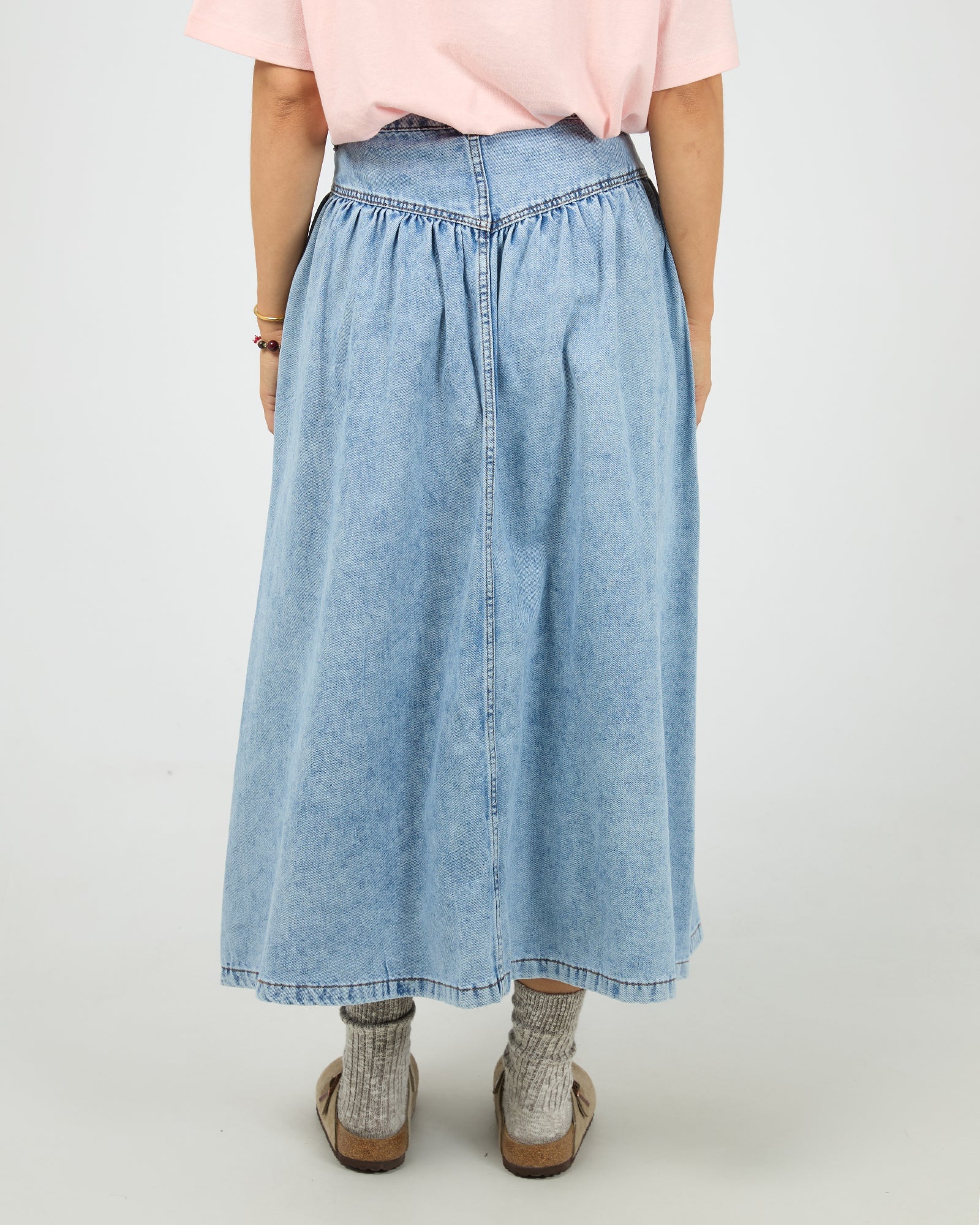 All About Eve Arlo Maxi Skirt Light Blue - Image 6