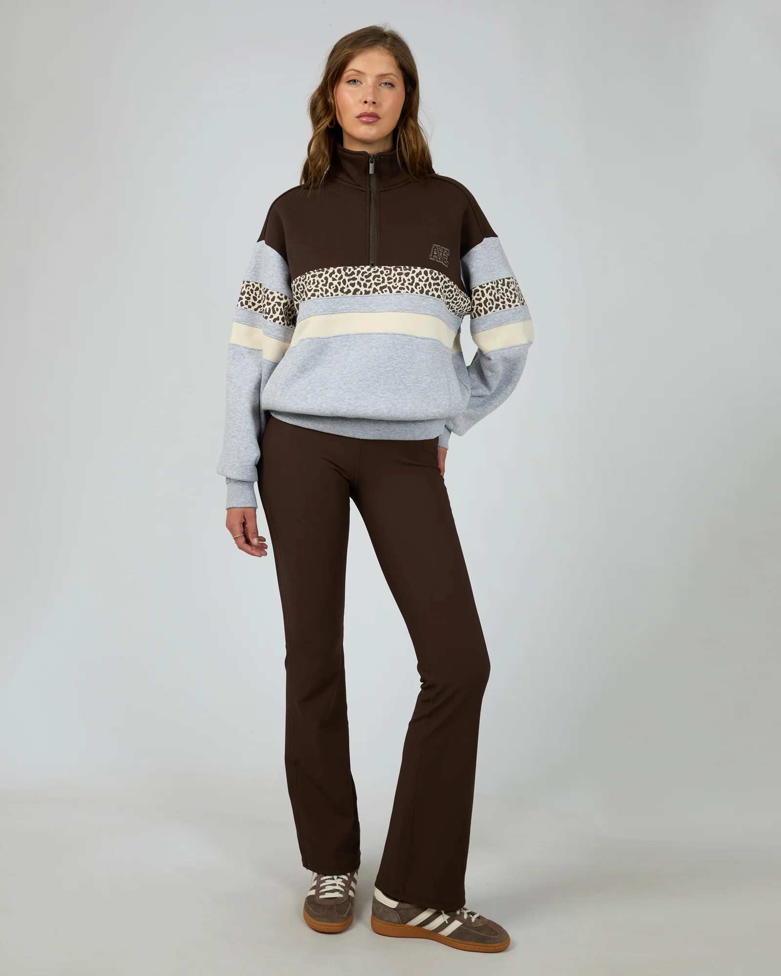 All About Eve Athletica Panel 1/4 Zip Multi - Image 4