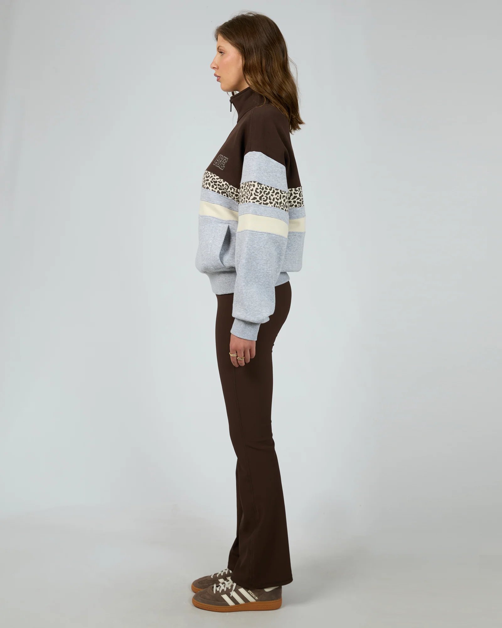 All About Eve Athletica Panel 1/4 Zip Multi - Image 5