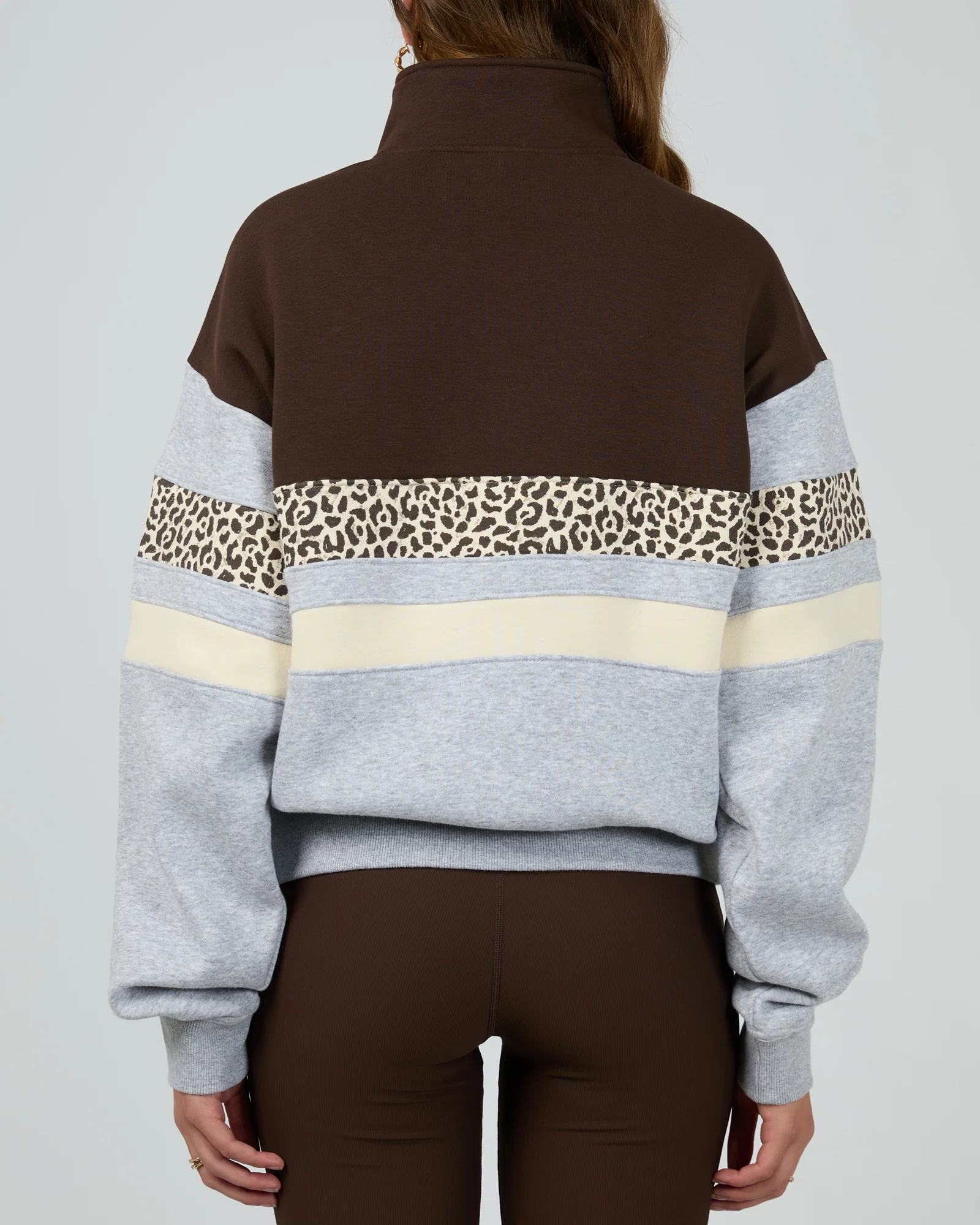 All About Eve Athletica Panel 1/4 Zip Multi - Image 6