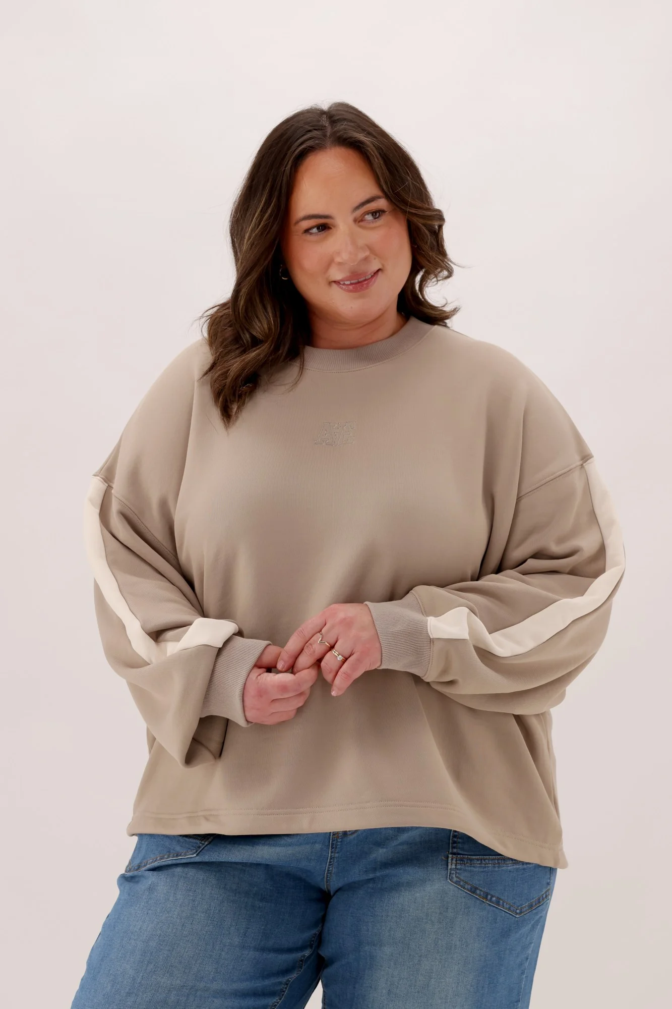 All About Eve Athletica Panel Crew Stone