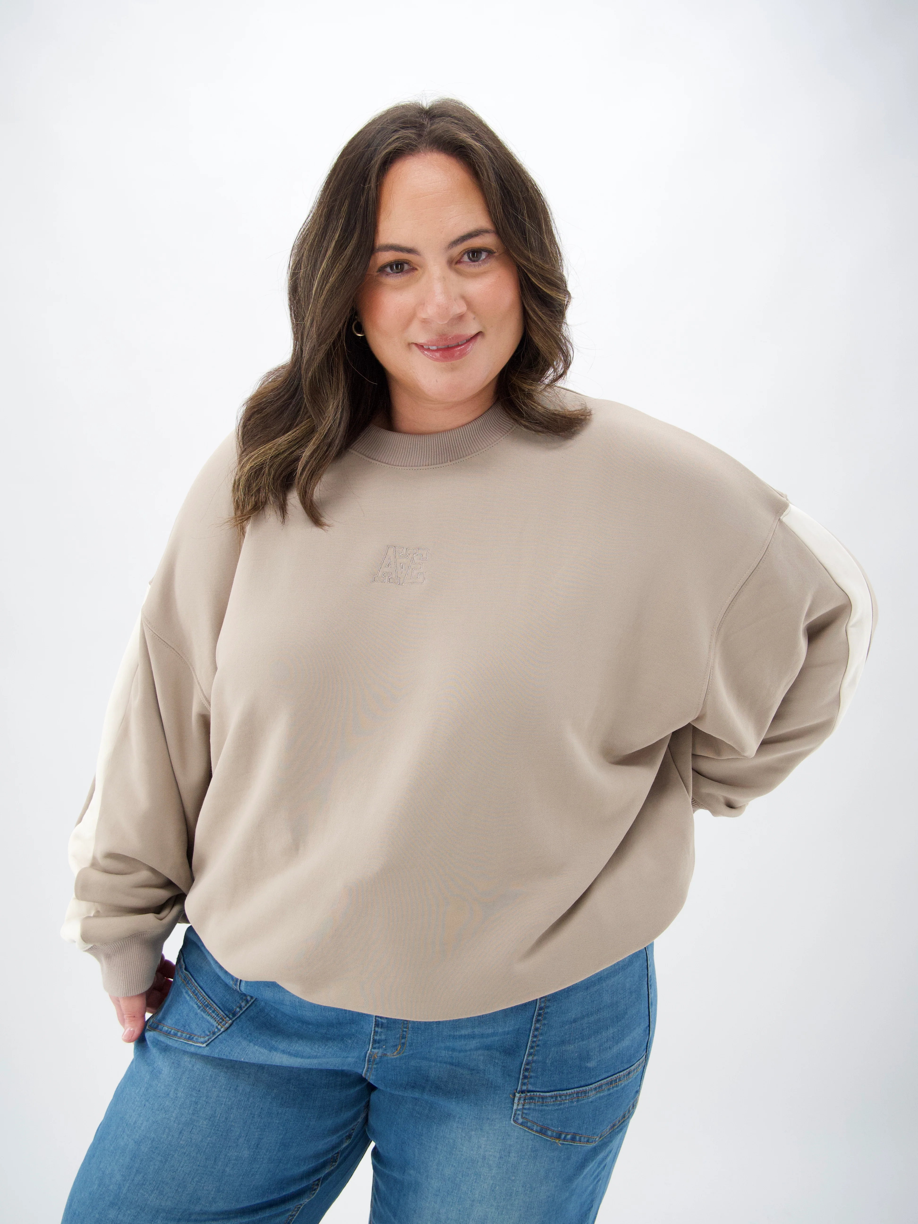 All About Eve Athletica Panel Crew Stone - Image 3