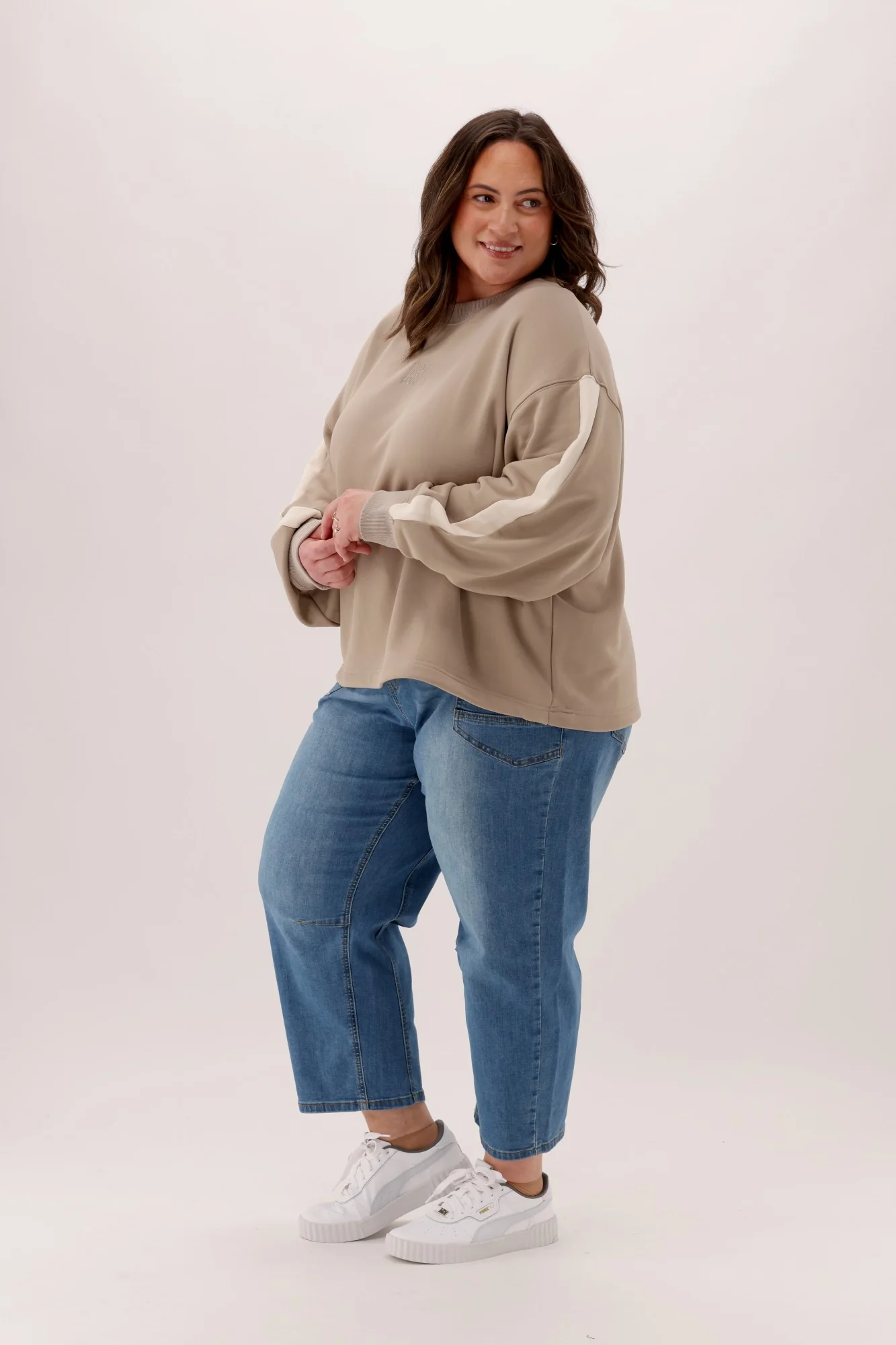 All About Eve Athletica Panel Crew Stone - Image 5