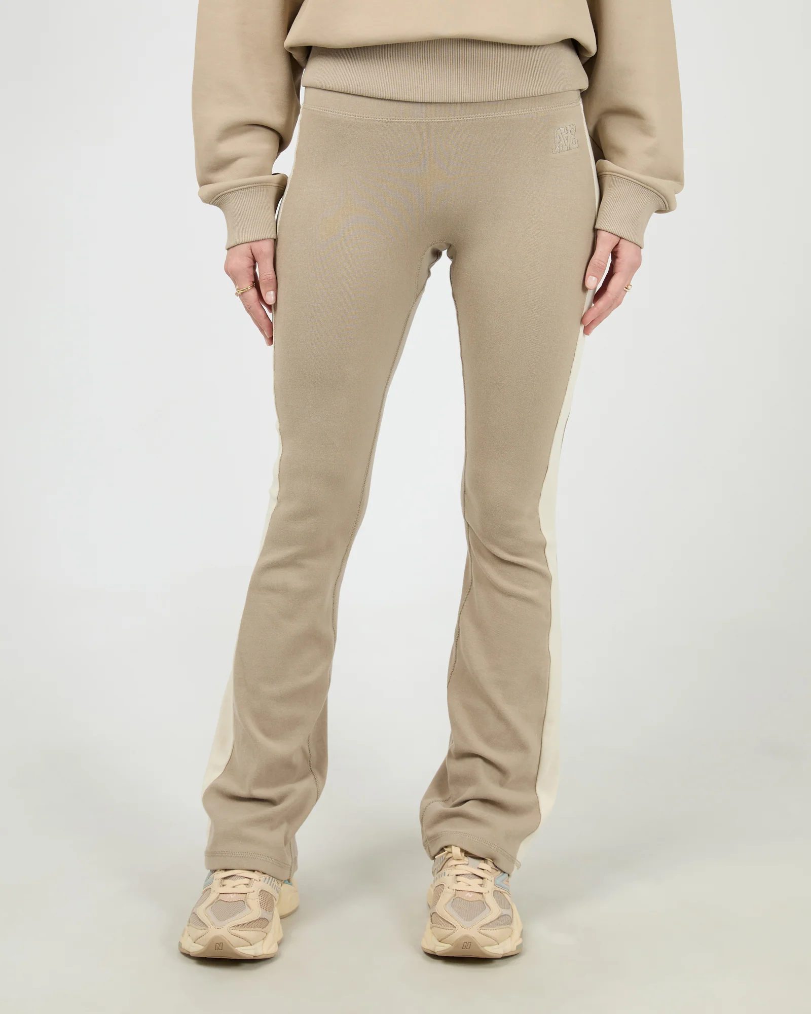 All About Eve Athletica Panel Flare Pant Stone - Image 3