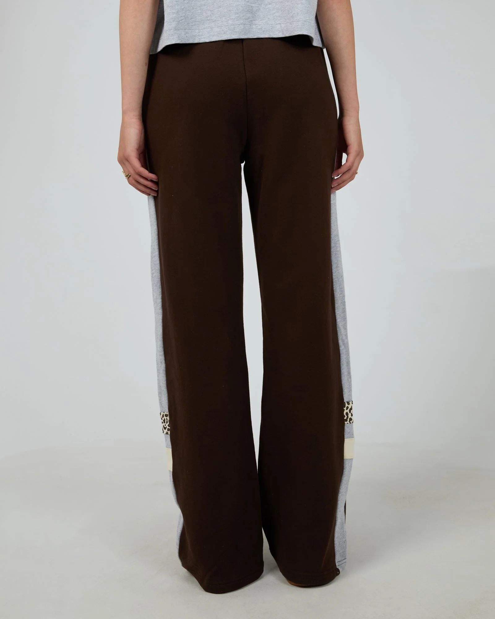 All About Eve Athletica Panel Track Pant Brown - Image 7