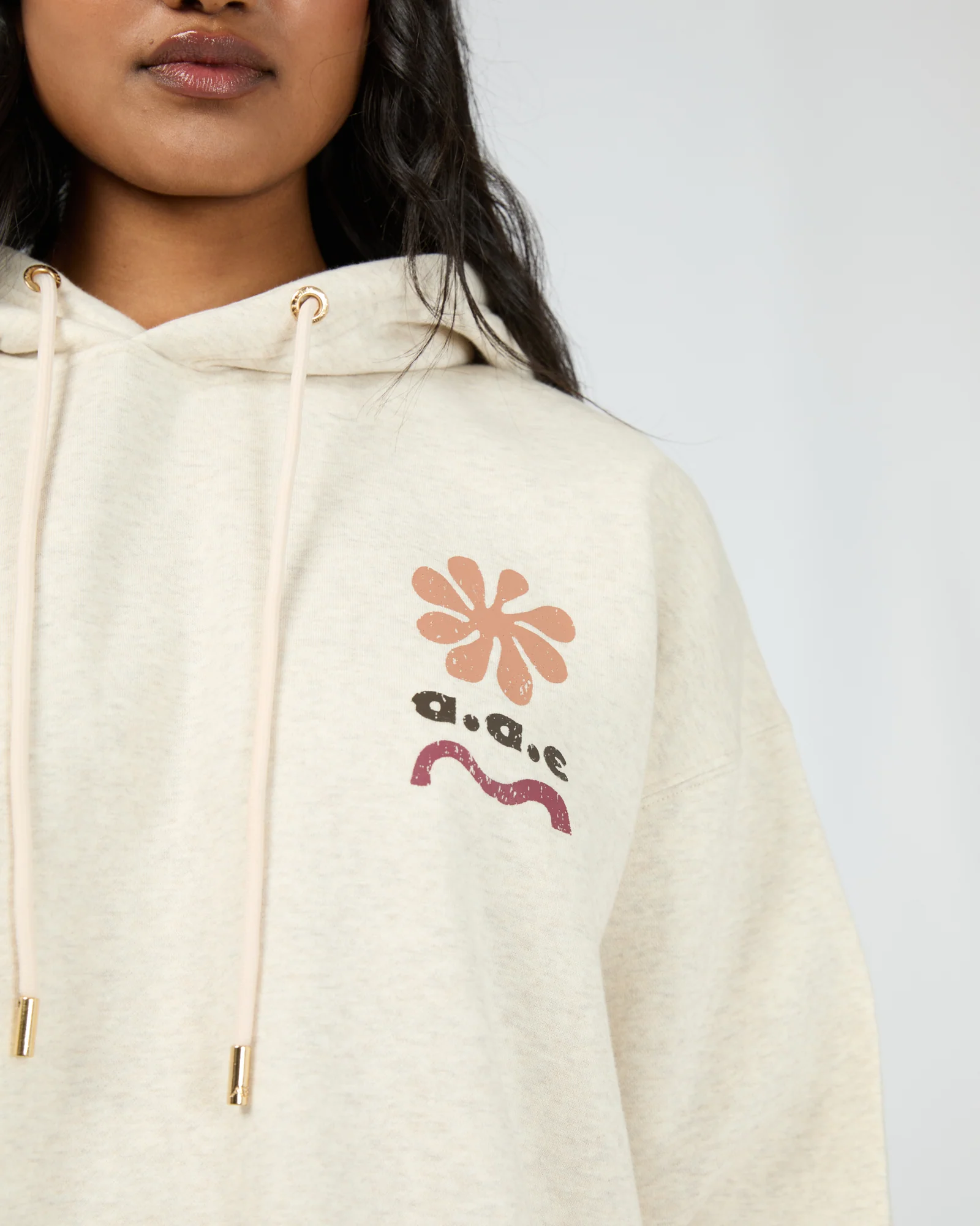 All About Eve Elements Oversized Hoodie Oat - Image 4