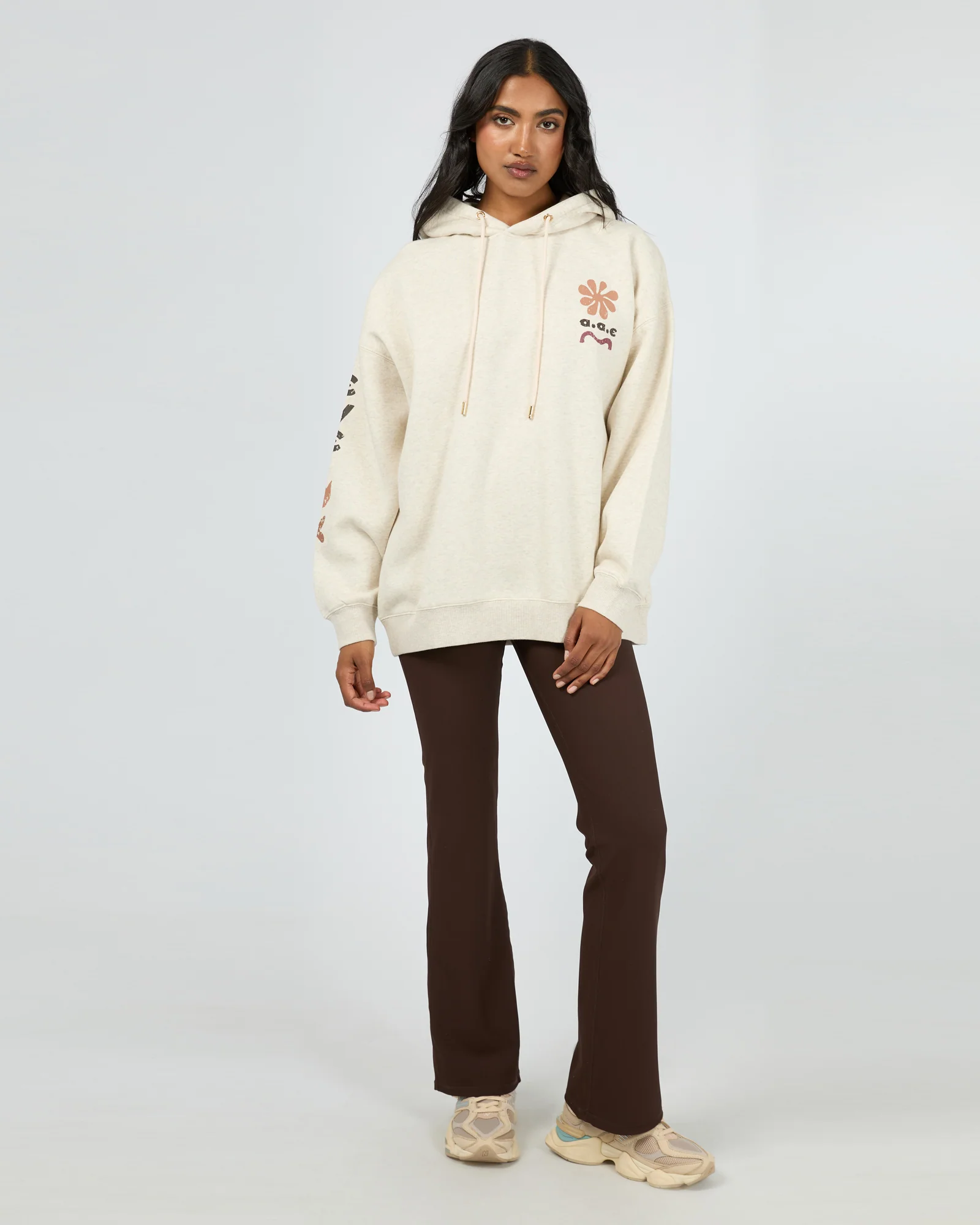 All About Eve Elements Oversized Hoodie Oat - Image 5