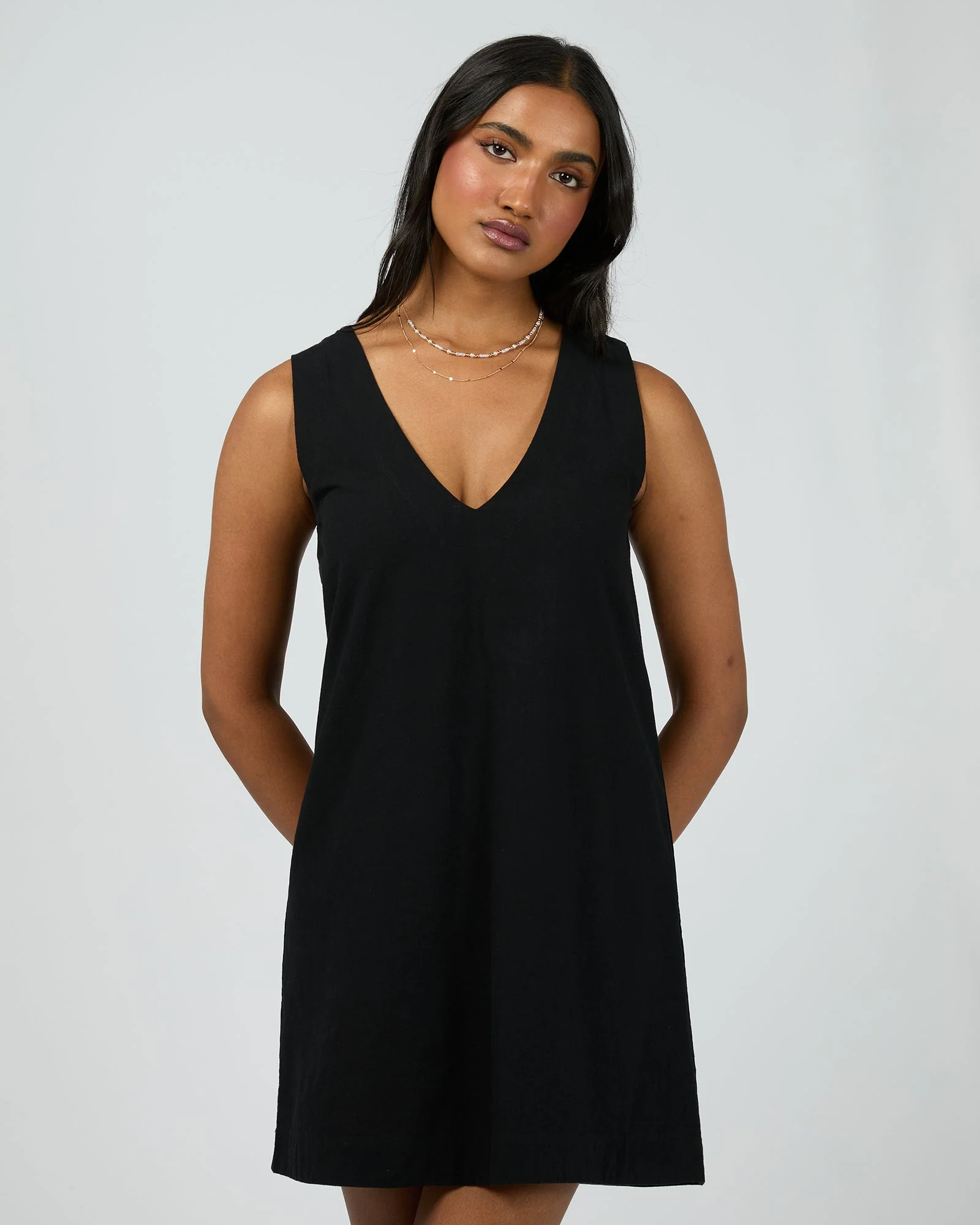 All About Eve Essential Mini Dress Black - Image 6