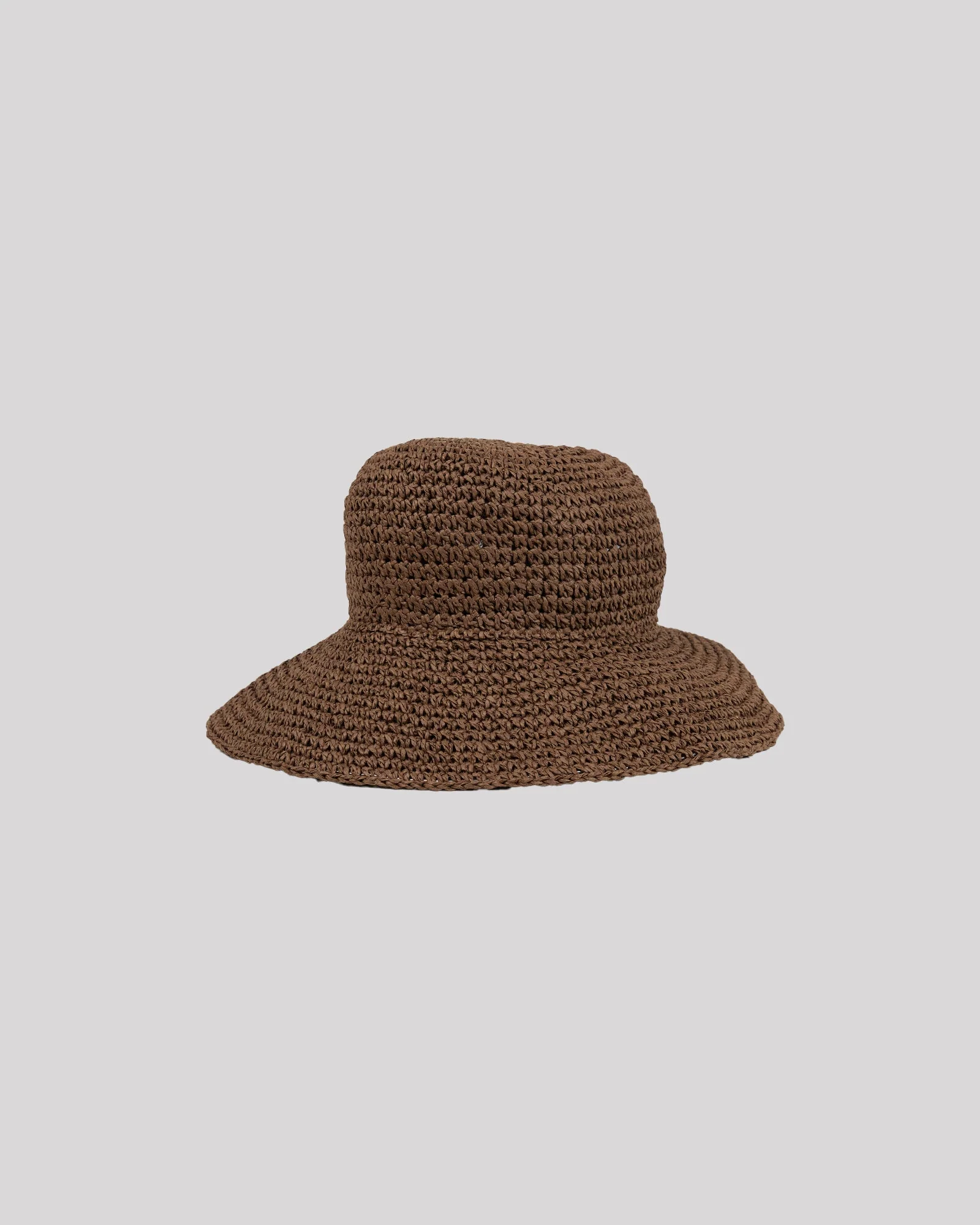 All About Eve Freya Woven Bucket Hat Brown