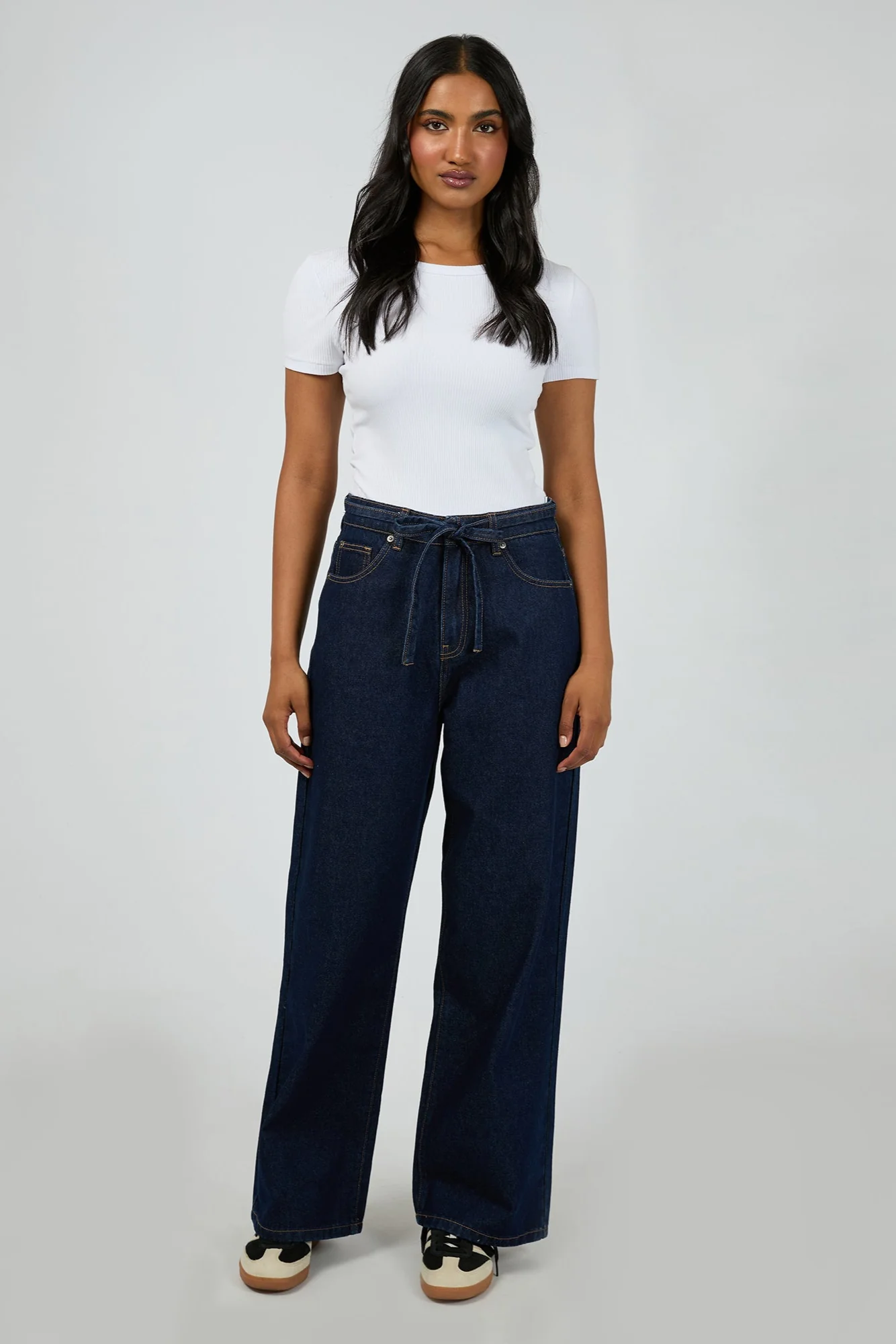 All About Eve Gia High Rise Baggy Jean Indigo