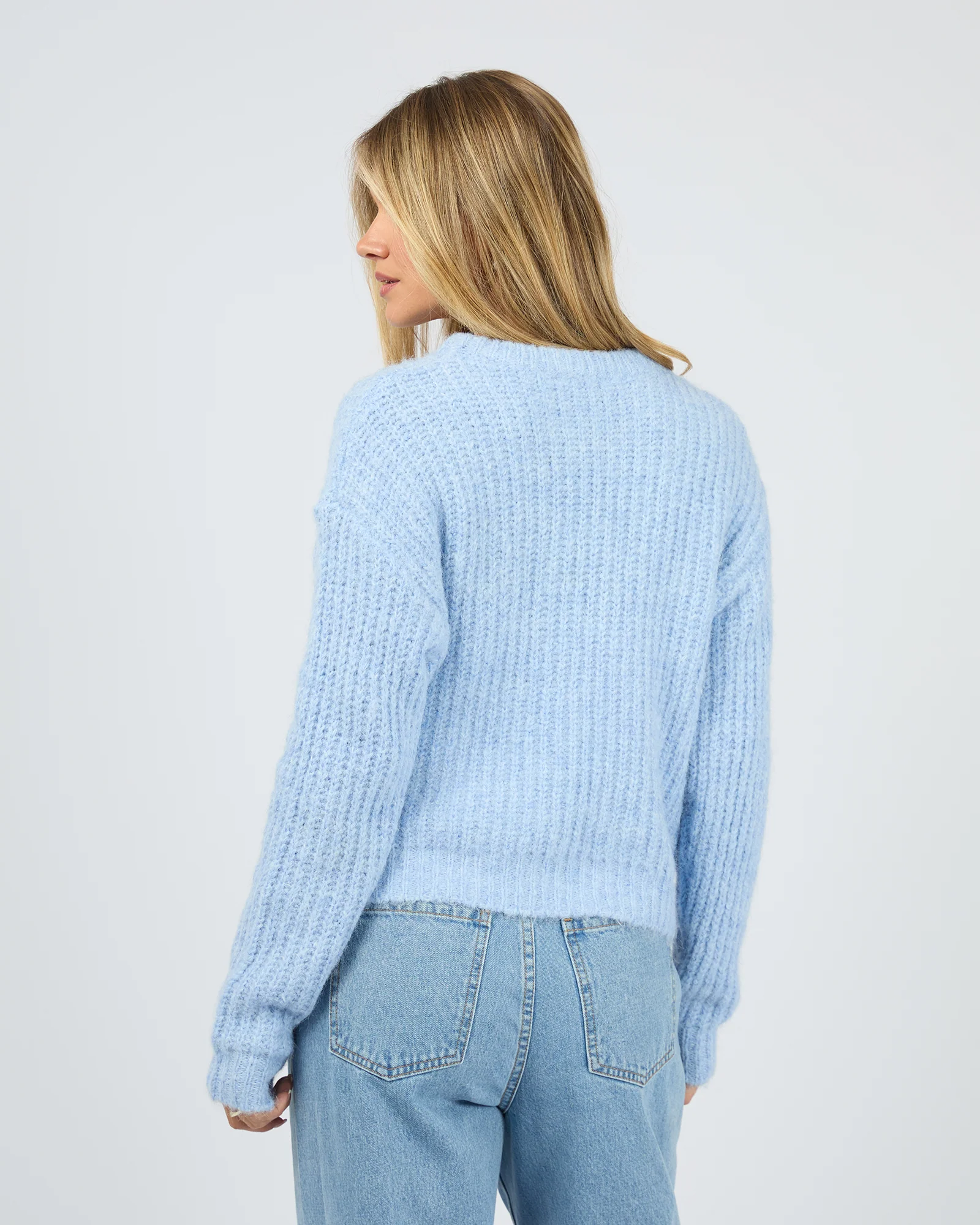 All About Eve Ivy Knit Jumper Ocean Blue - Image 6