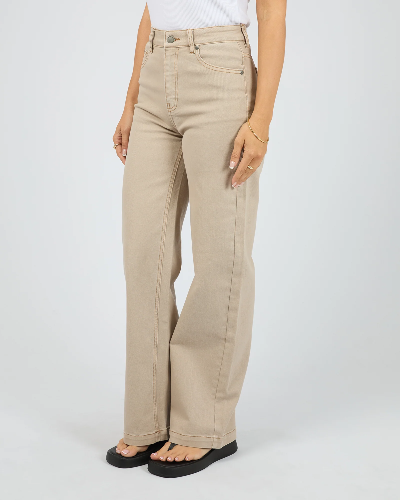 All About Eve Jacqui Wide Leg Beige - Image 4