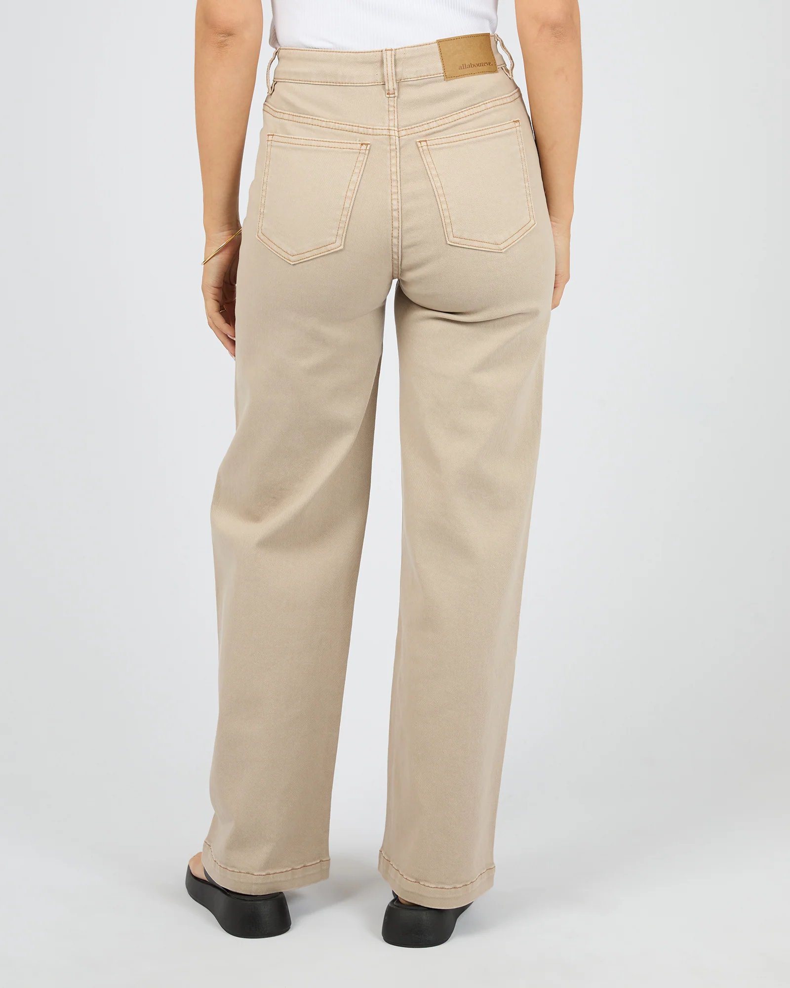 All About Eve Jacqui Wide Leg Beige - Image 5