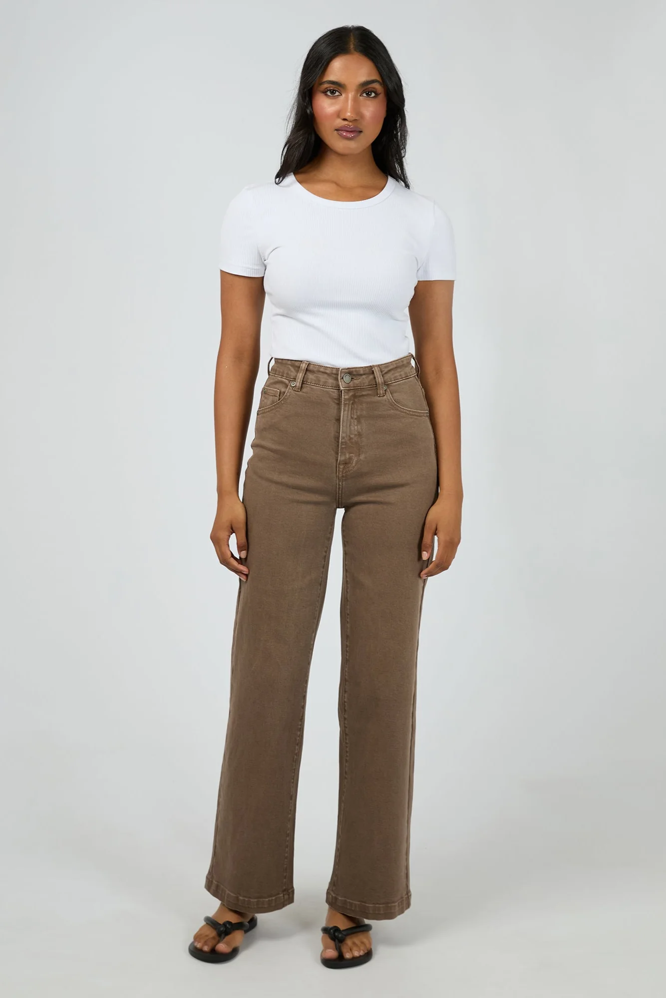 All About Eve Jacqui Wide Leg Cocoa - Image 3