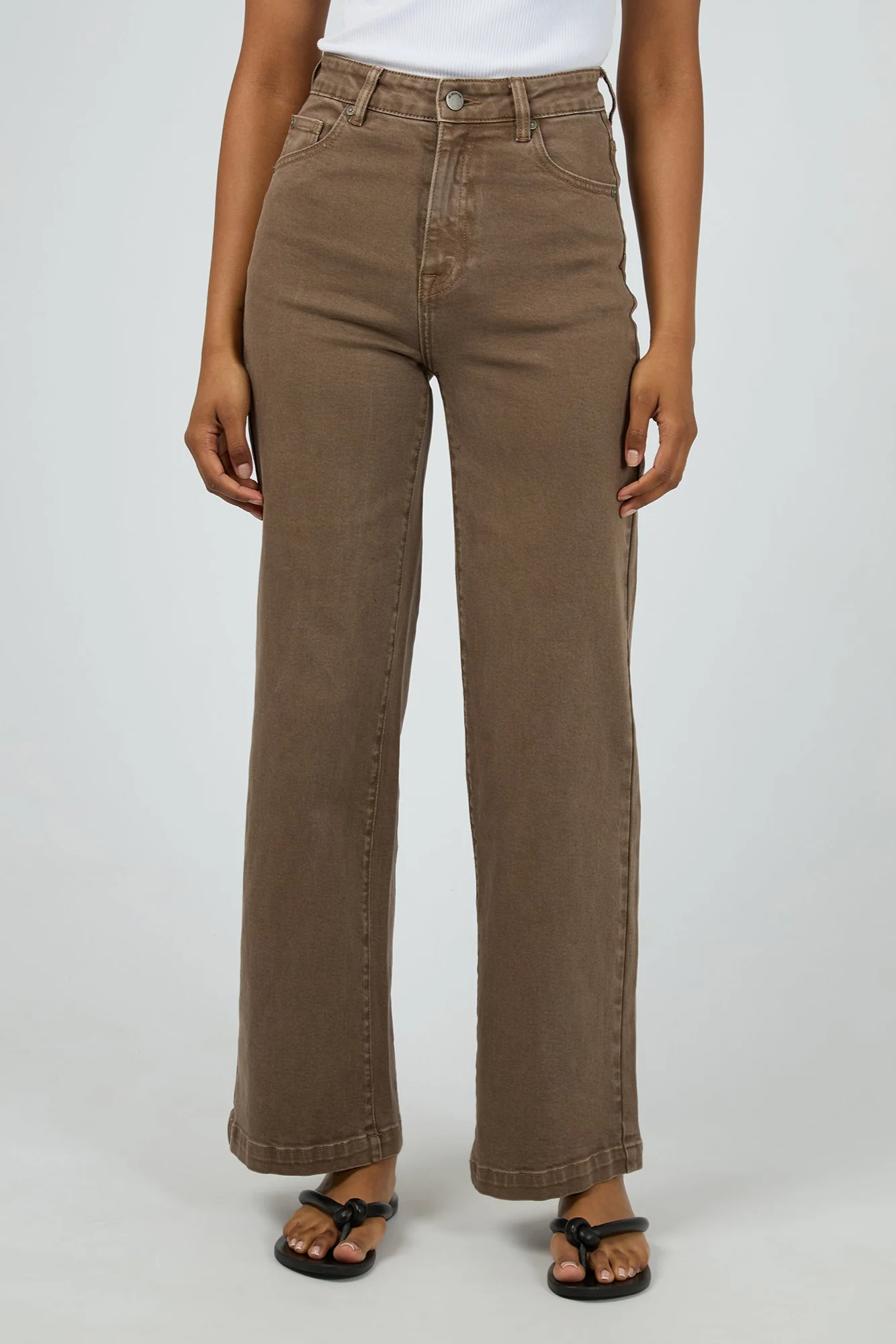 All About Eve Jacqui Wide Leg Cocoa - Image 5