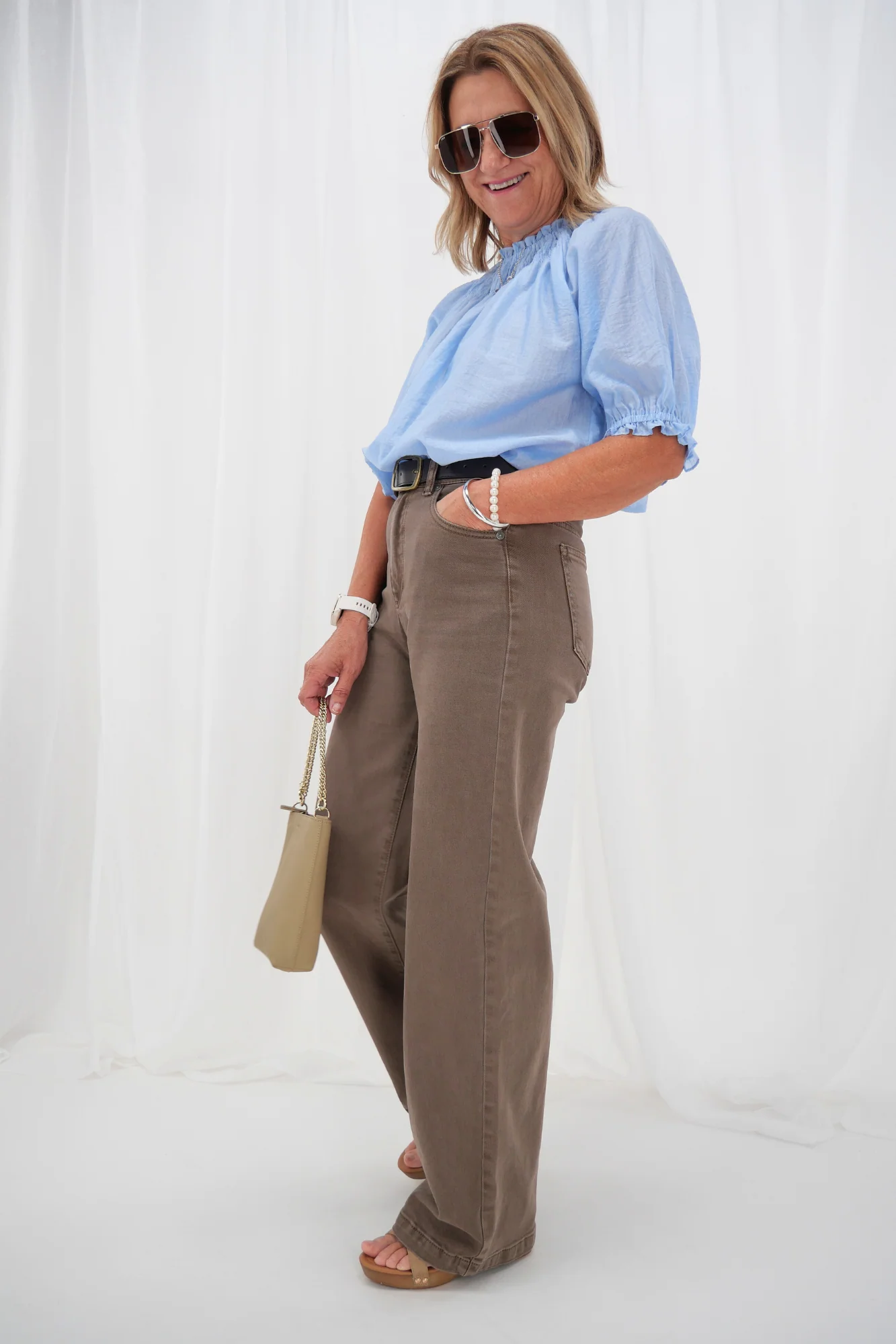 All About Eve Jacqui Wide Leg Cocoa - Image 6