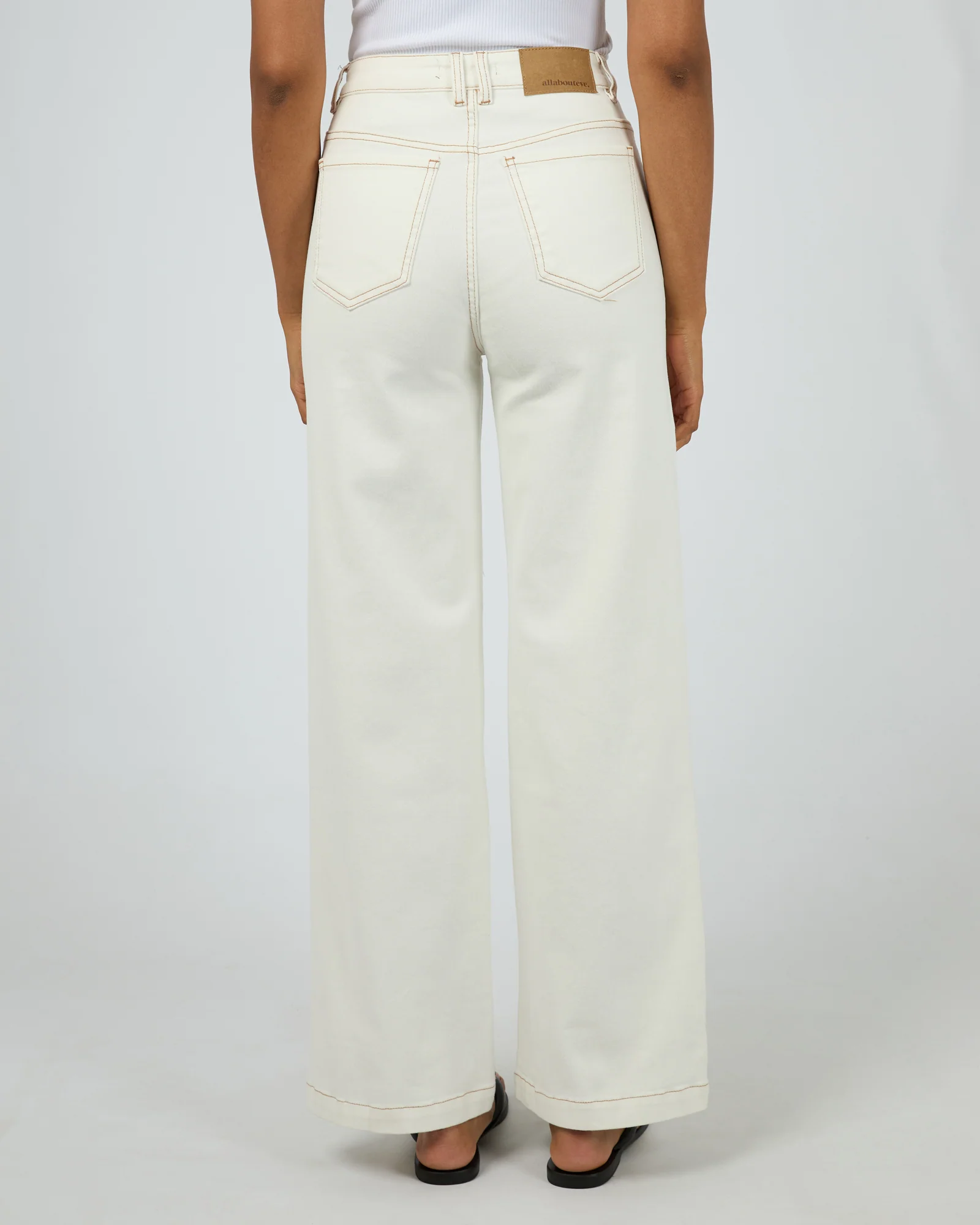 All About Eve Jacqui Wide Leg Vintage White - Image 7