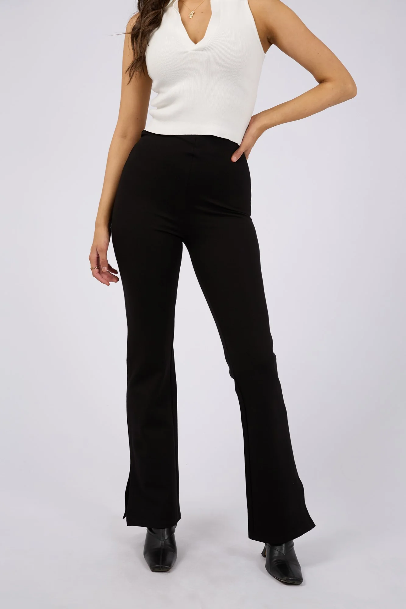 All About Eve Jenner Side Split Pant Black - Image 2