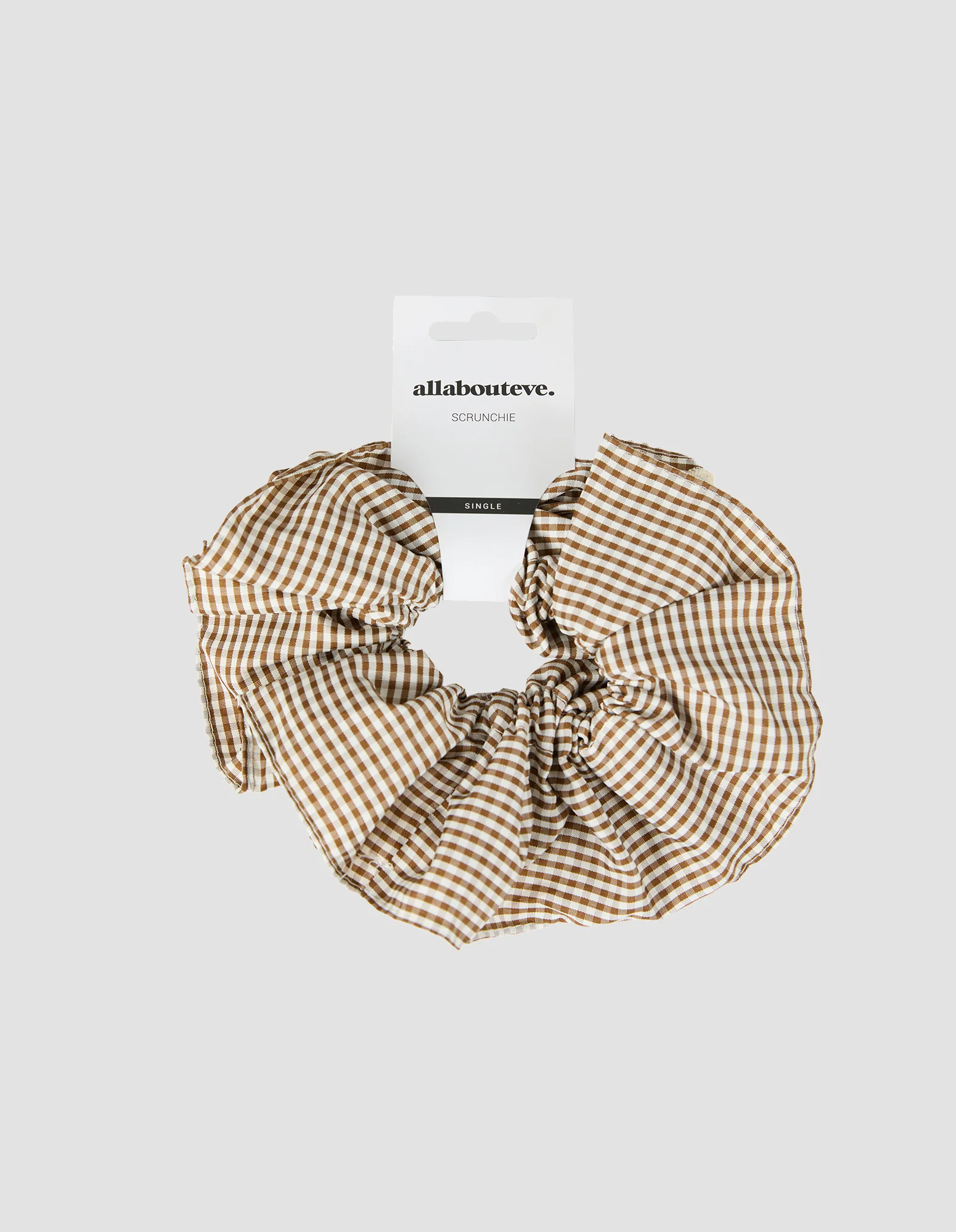 All About Eve Jojo Frill Check Scrunchie