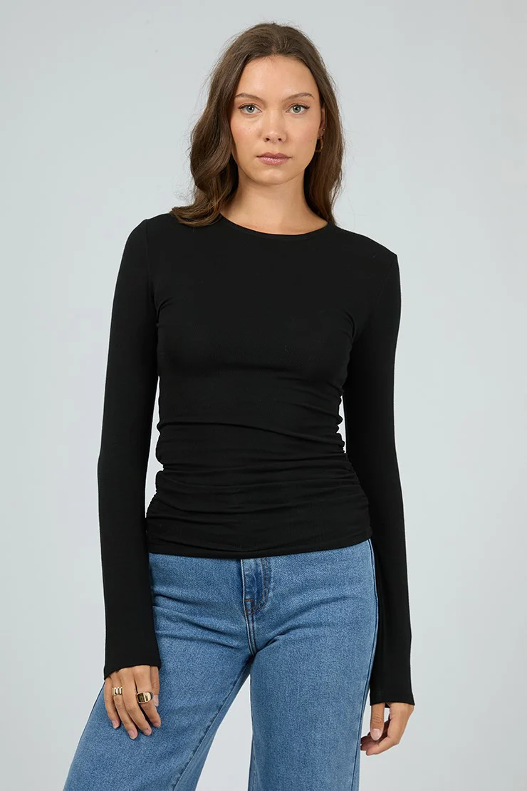 All About Eve Kylie Long Sleeve Top Black