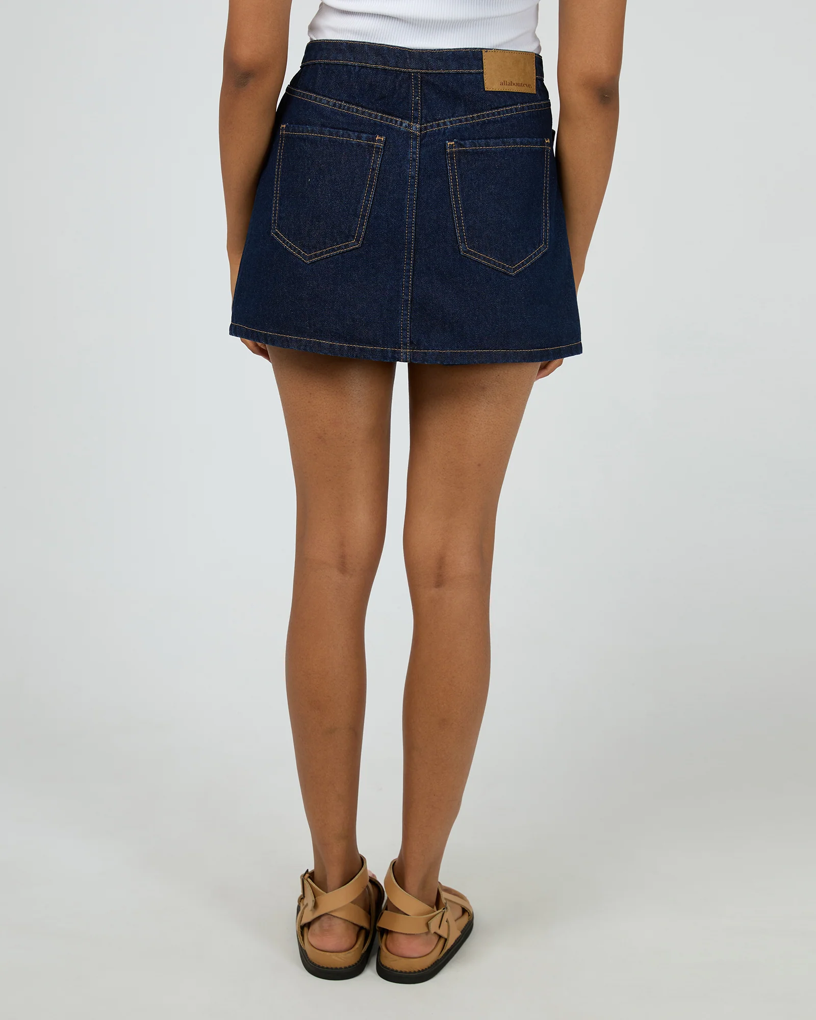 All About Eve Lenni Mini Skort Indigo - Image 6