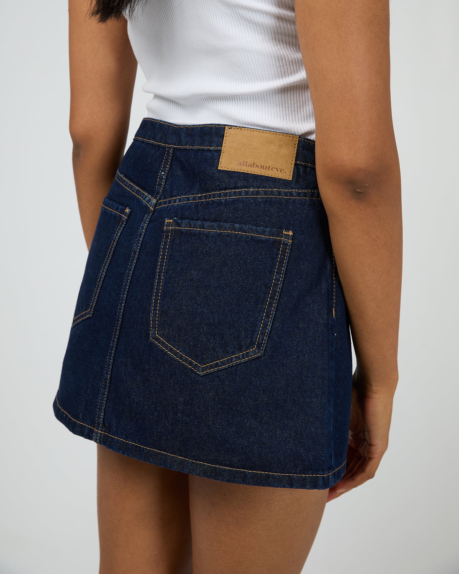 All About Eve Lenni Mini Skort Indigo - Image 7