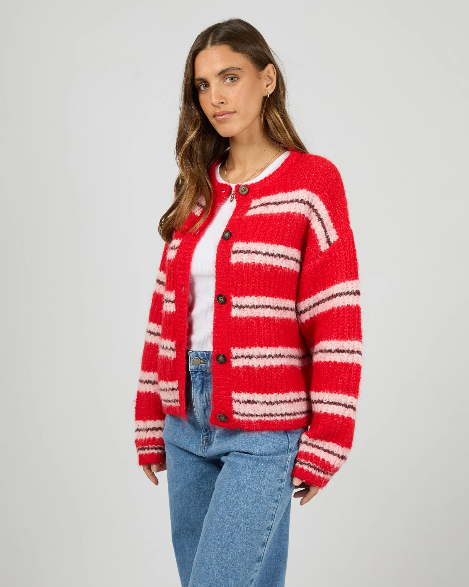 All About Eve Livia Cardigan Stripe - Image 6