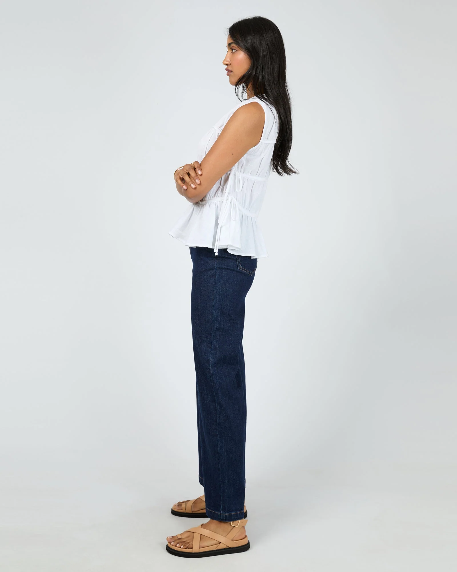 All About Eve Lou Lou Tie Top White - Image 7