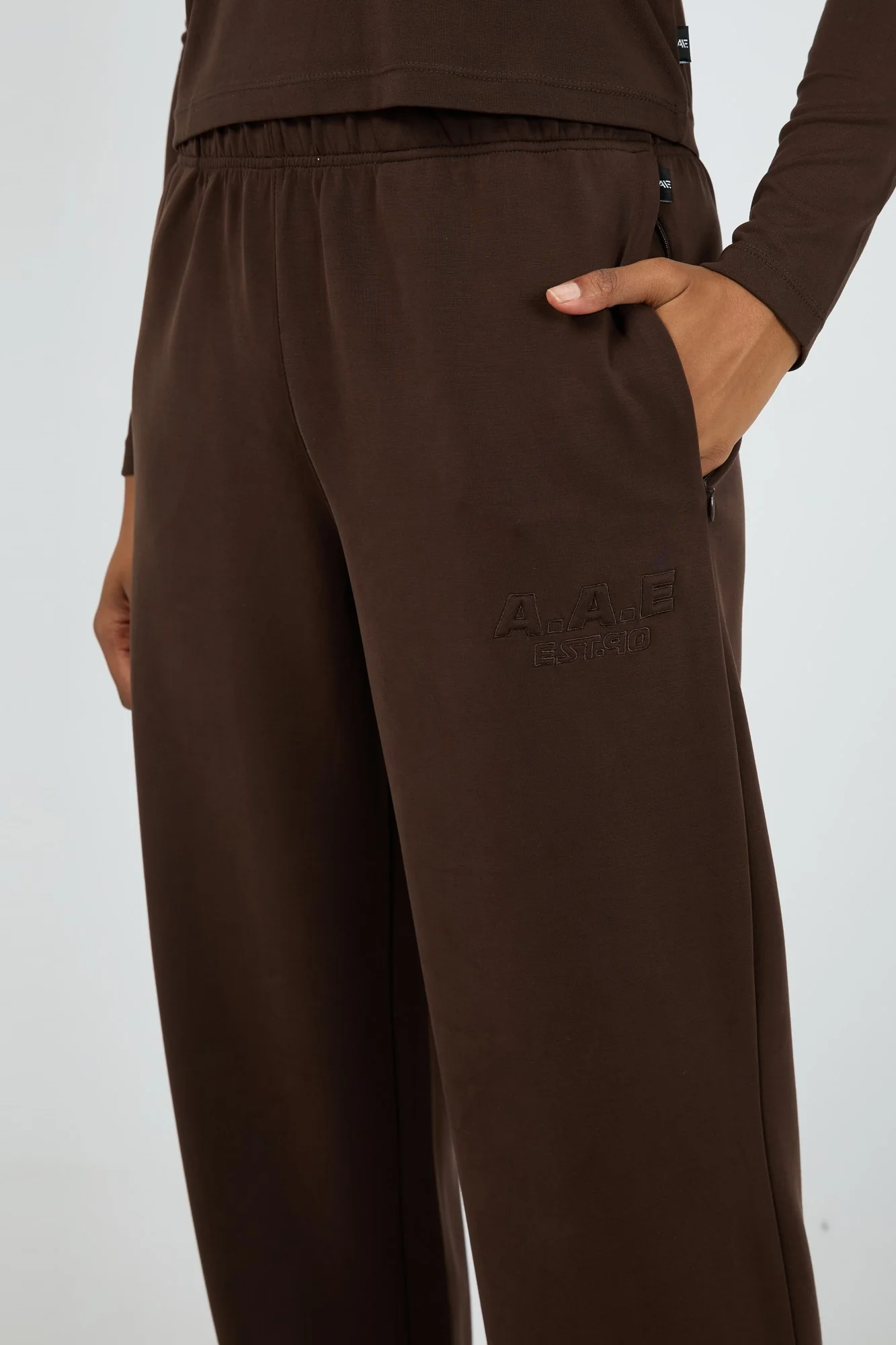 All About Eve Luxe Active Pant Brown - Image 3