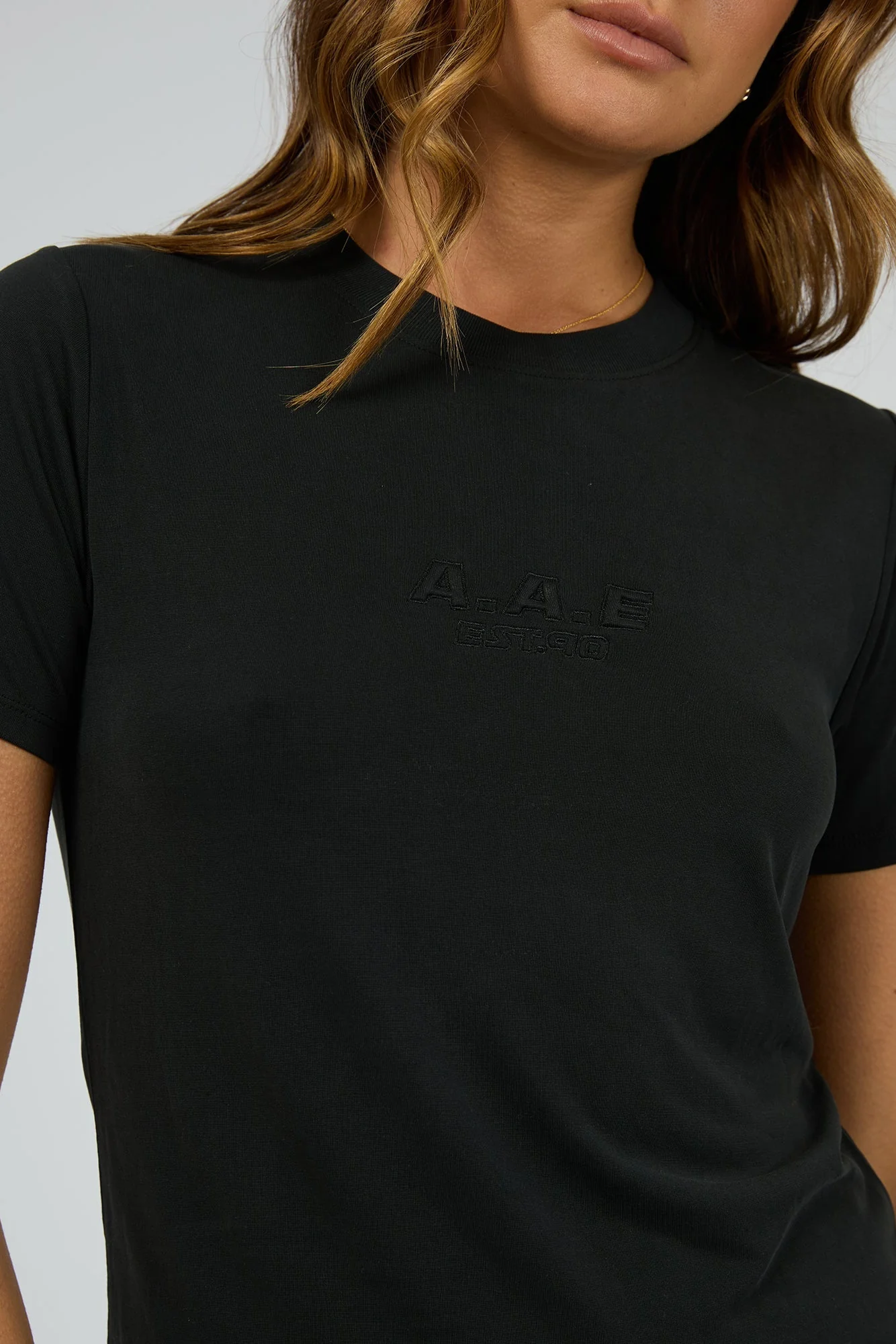 All About Eve Luxe Active Tee Black - Image 2