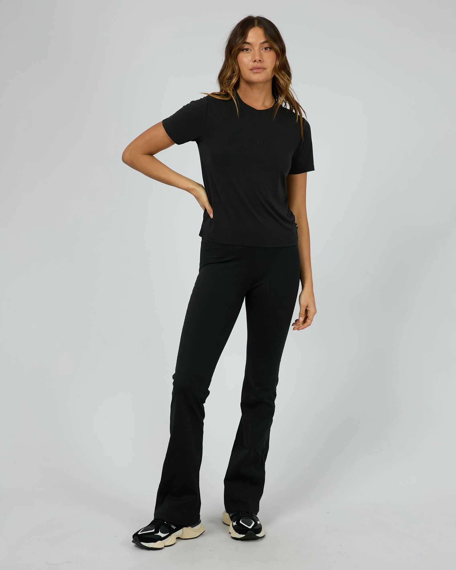 All About Eve Luxe Active Tee Black - Image 3